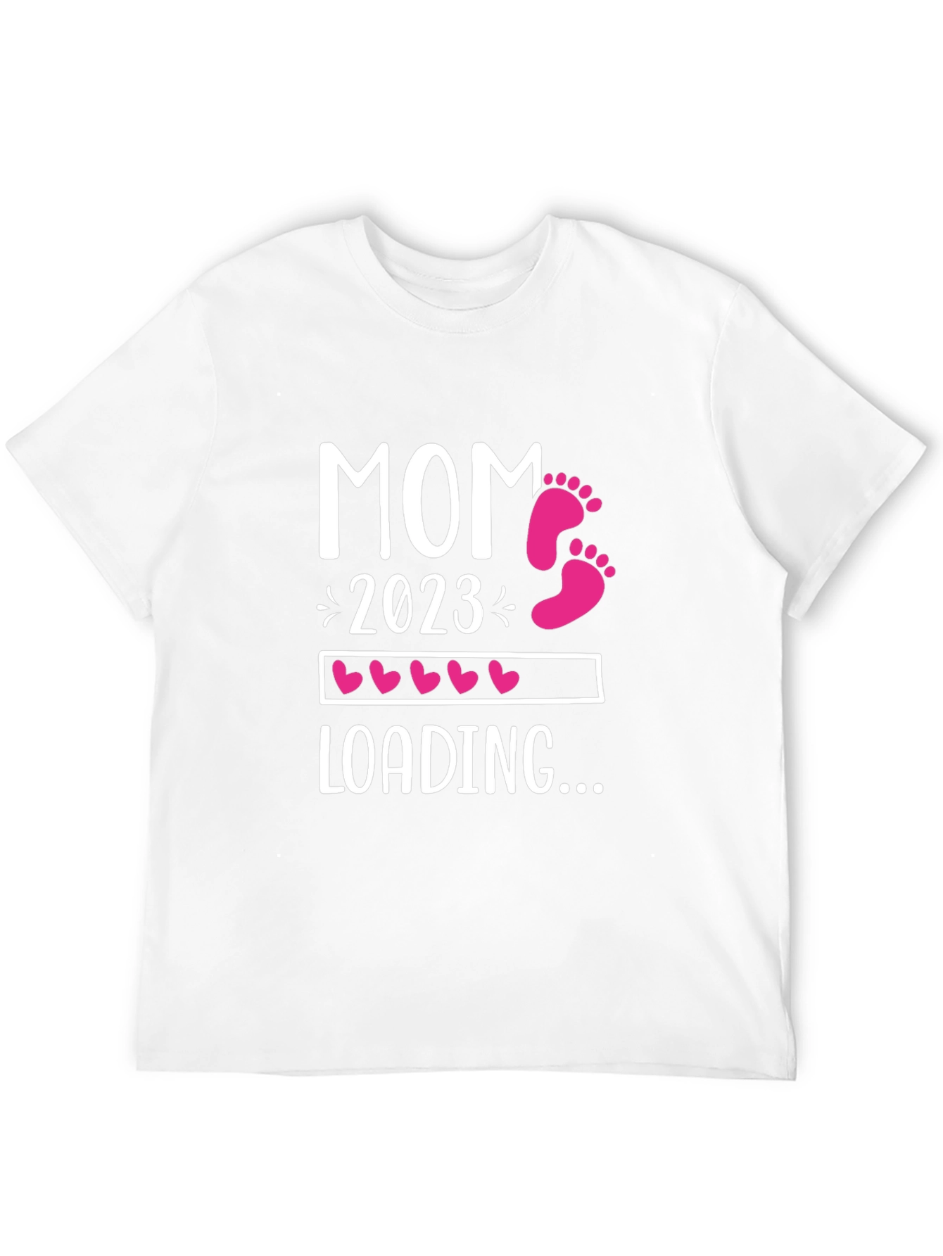 Mom 2023 Loading T-Shirt - Expecting New Mom Tee