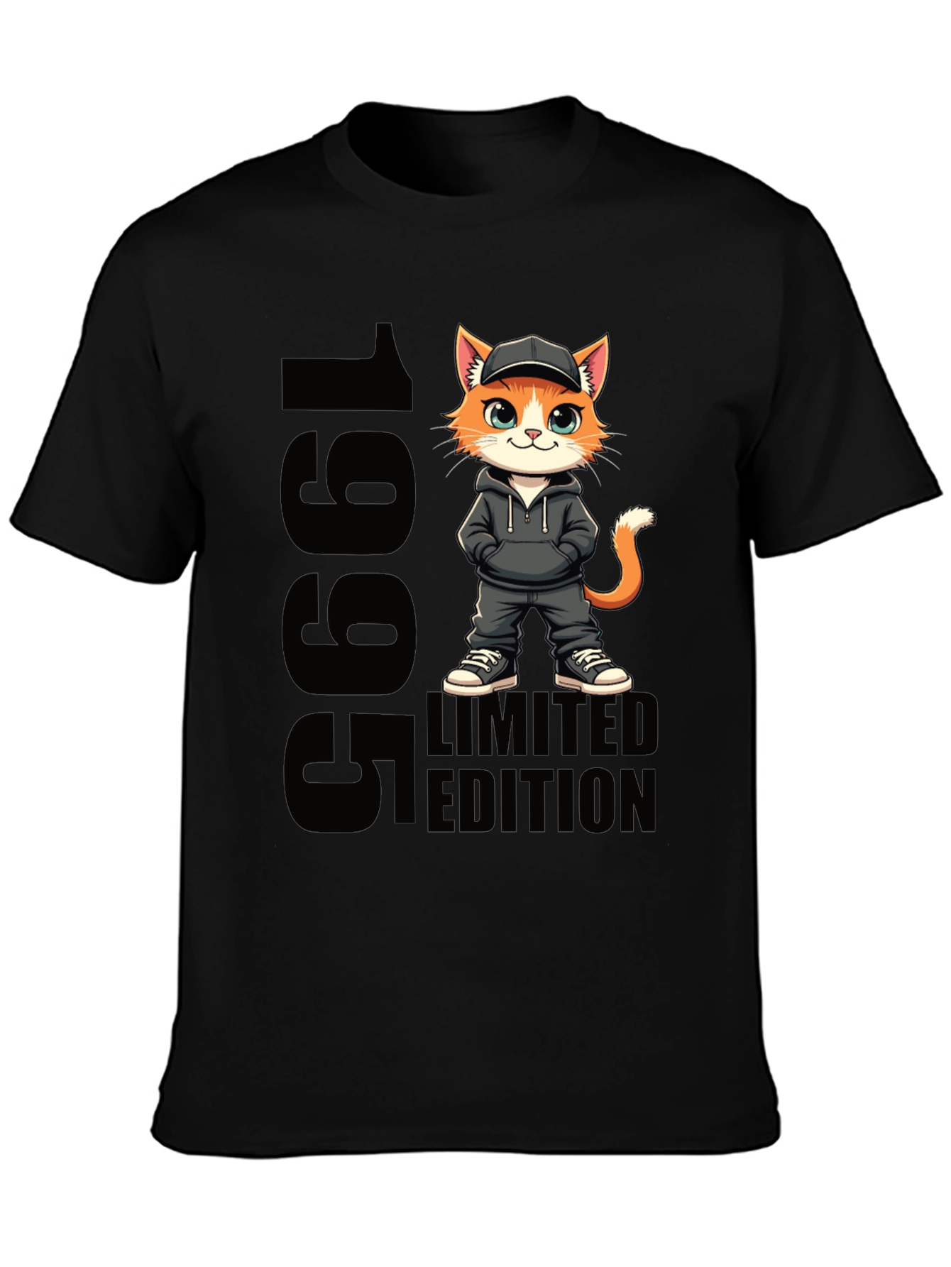 Cool Cat 1995 Limited Edition Black T-Shirt