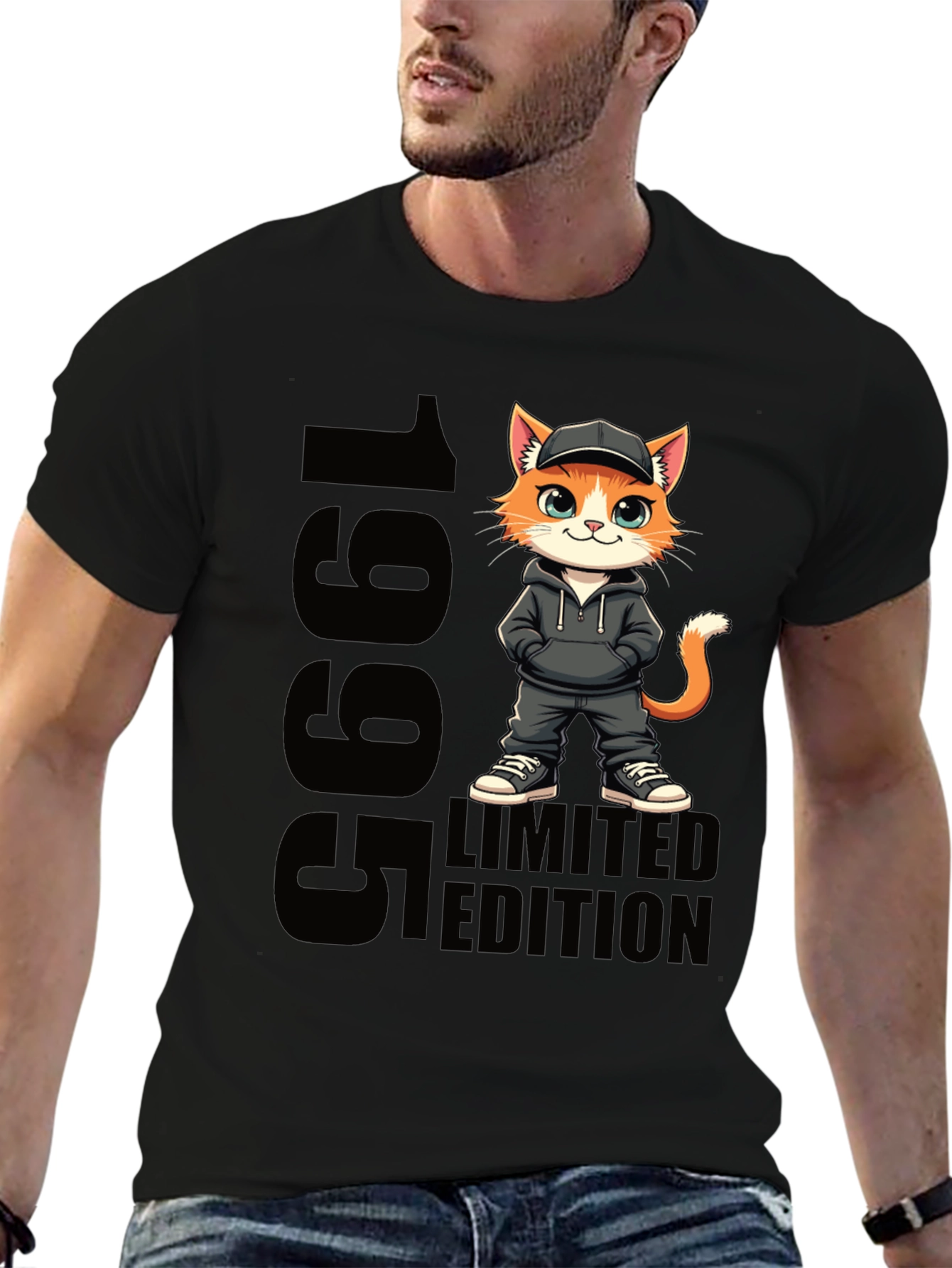Cool Cat 1995 Limited Edition Black T-Shirt