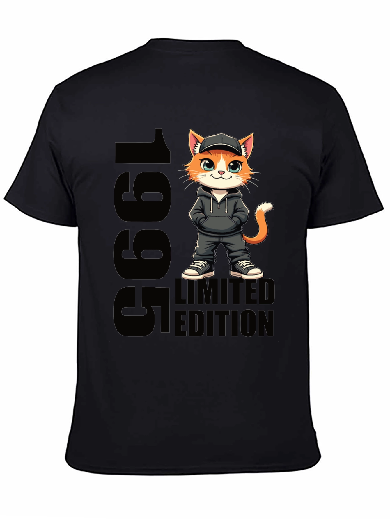 Cool Cat 1995 Limited Edition Black T-Shirt