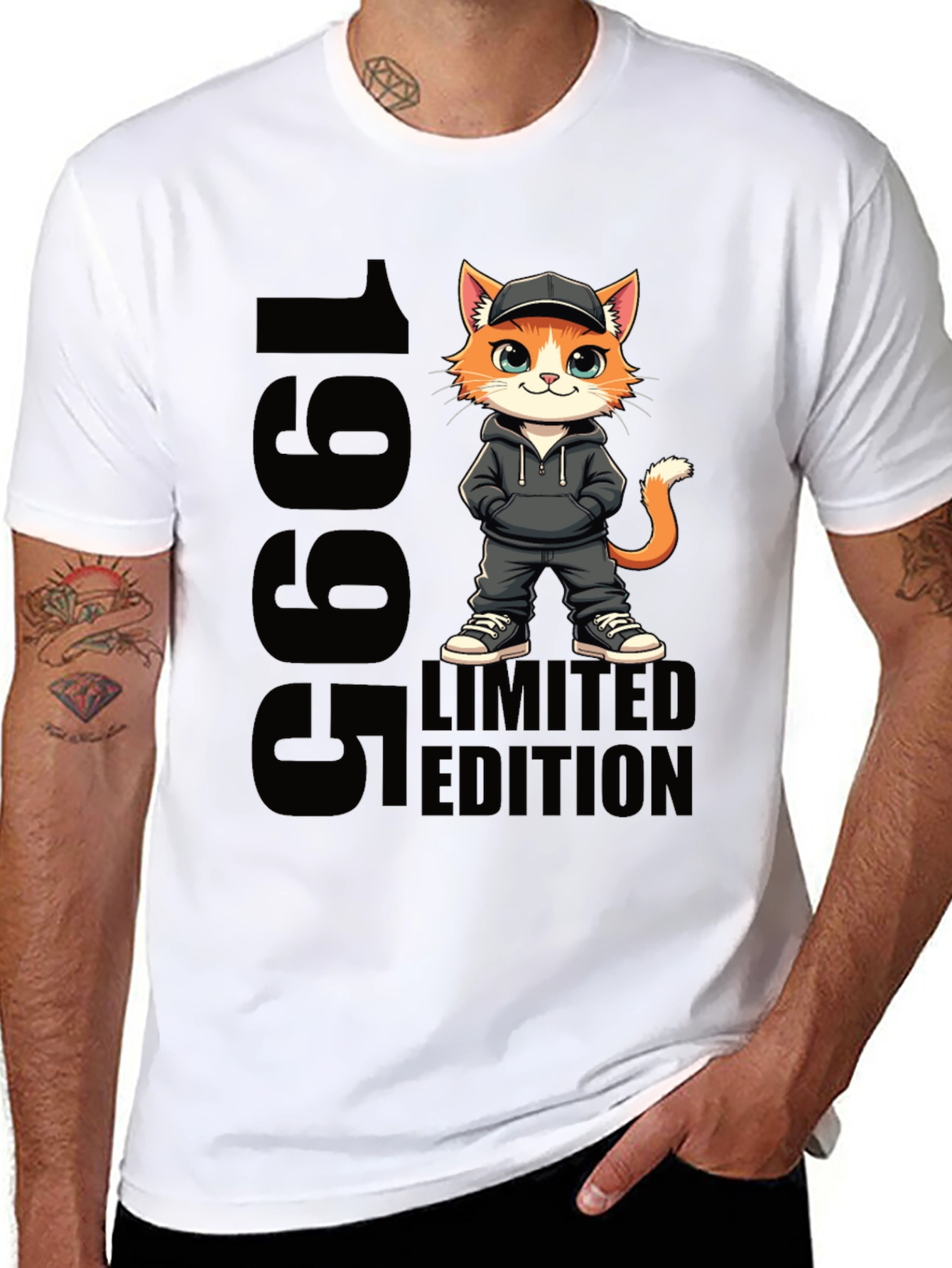 Cool Cat 1995 Limited Edition Black T-Shirt