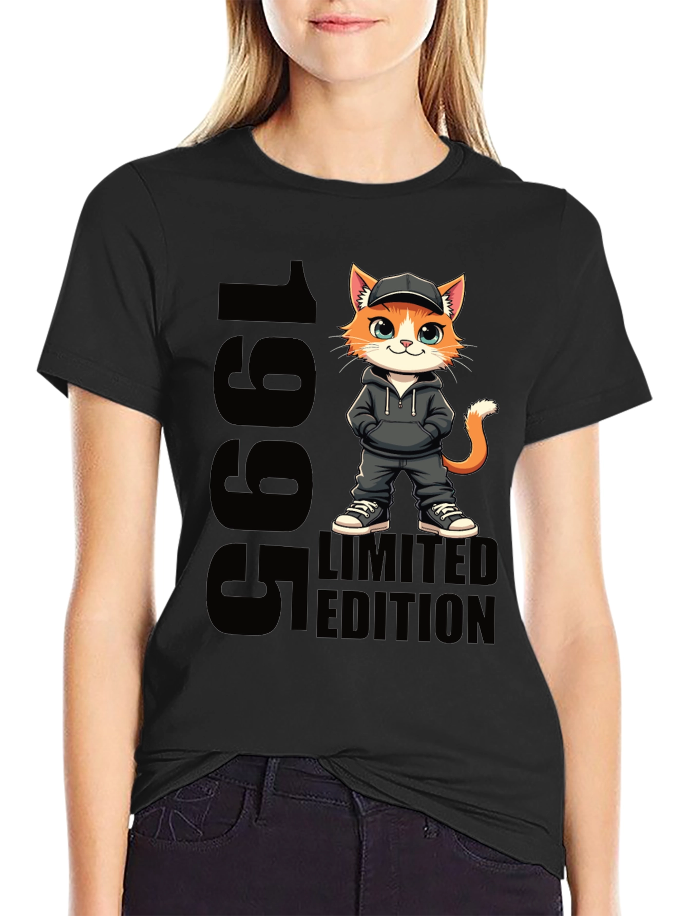Cool Cat 1995 Limited Edition Black T-Shirt