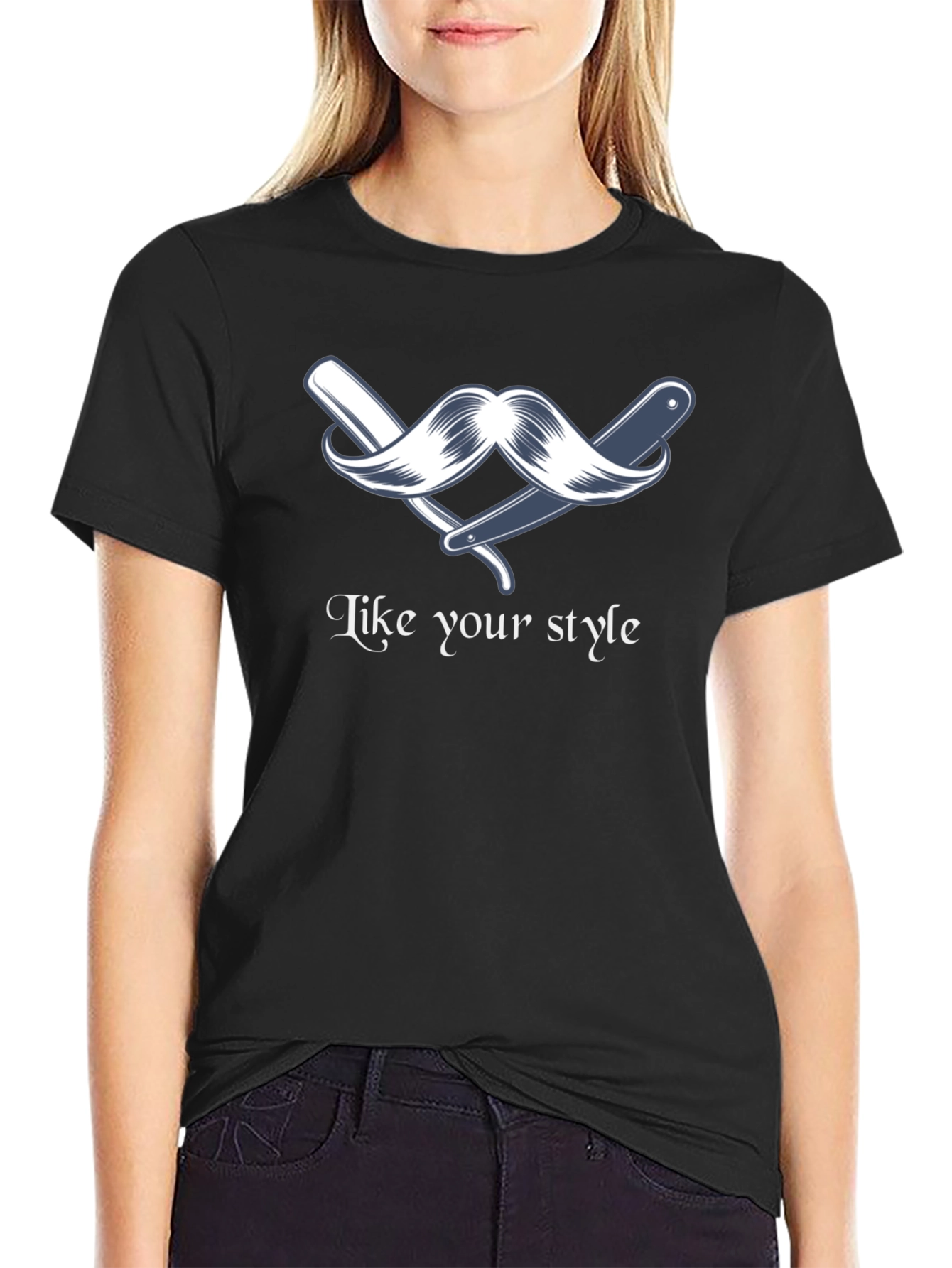 Like Your Style Black T-Shirt