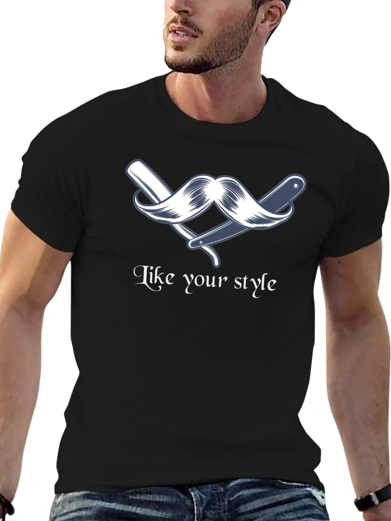Like Your Style Black T-Shirt