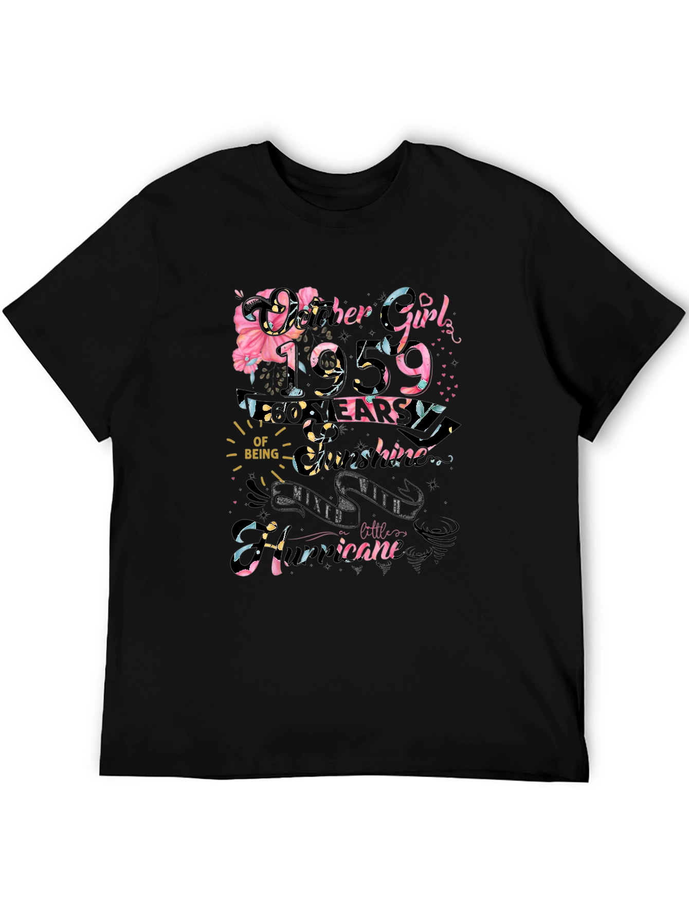 October Girl 1959 60 Years T-Shirt