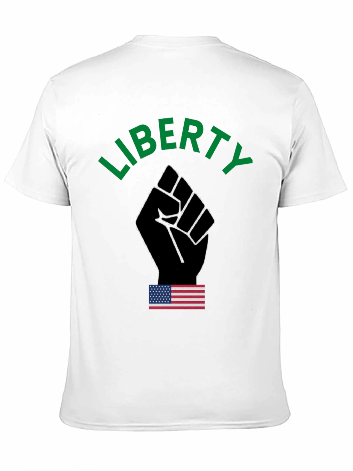 Liberty Fist Graphic T-Shirt - Patriotic Design