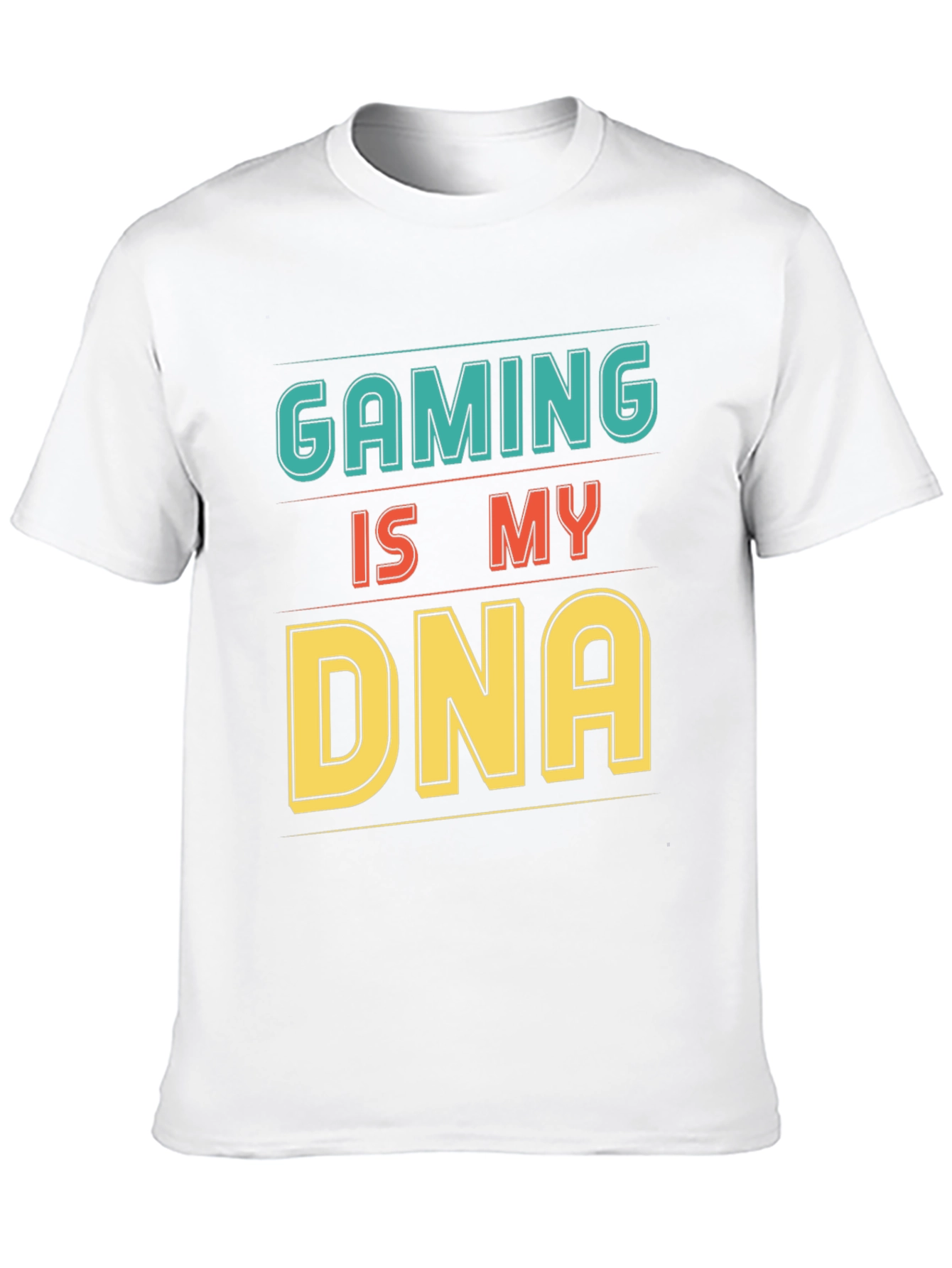Gaming is My DNA Black Graphic T-Shirt