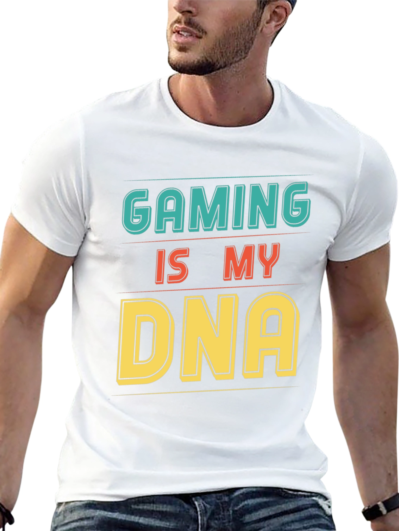 Gaming is My DNA Black Graphic T-Shirt