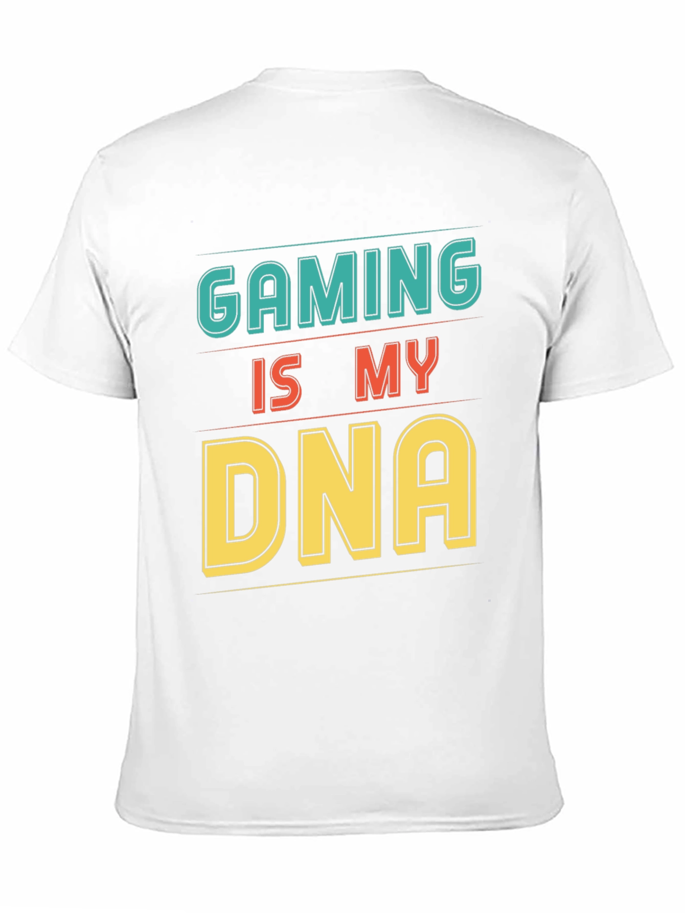 Gaming is My DNA Black Graphic T-Shirt