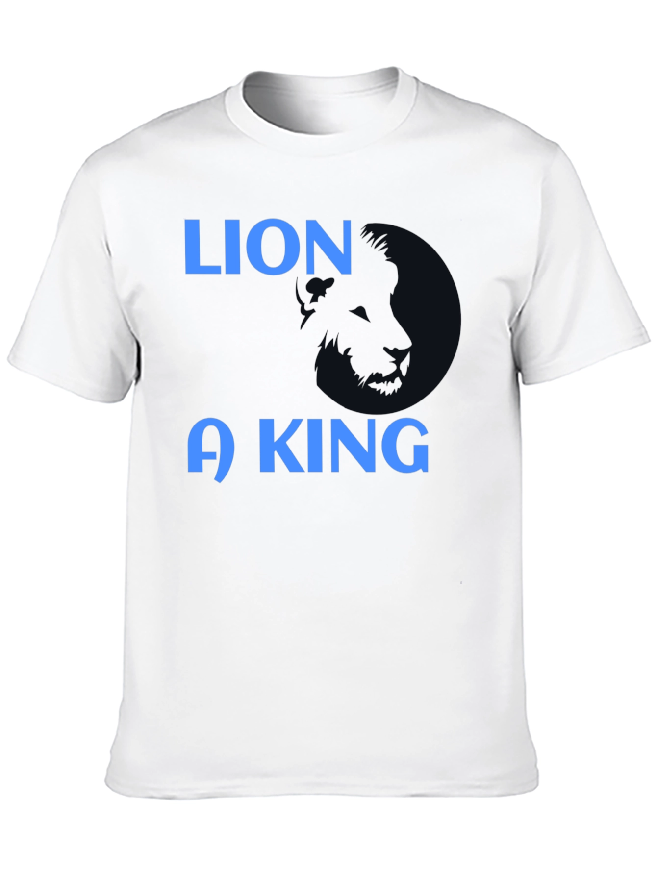 Lion King Graphic Print T-Shirt - Black