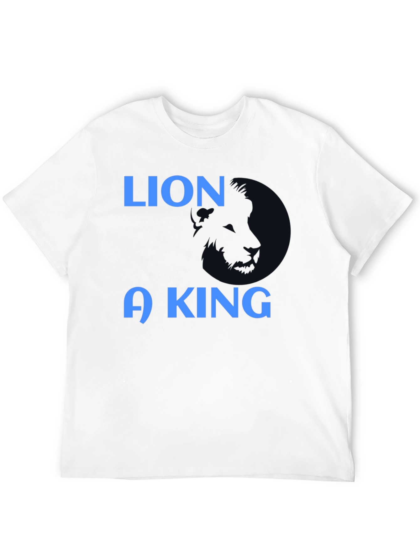 Lion King Graphic Print T-Shirt - Black