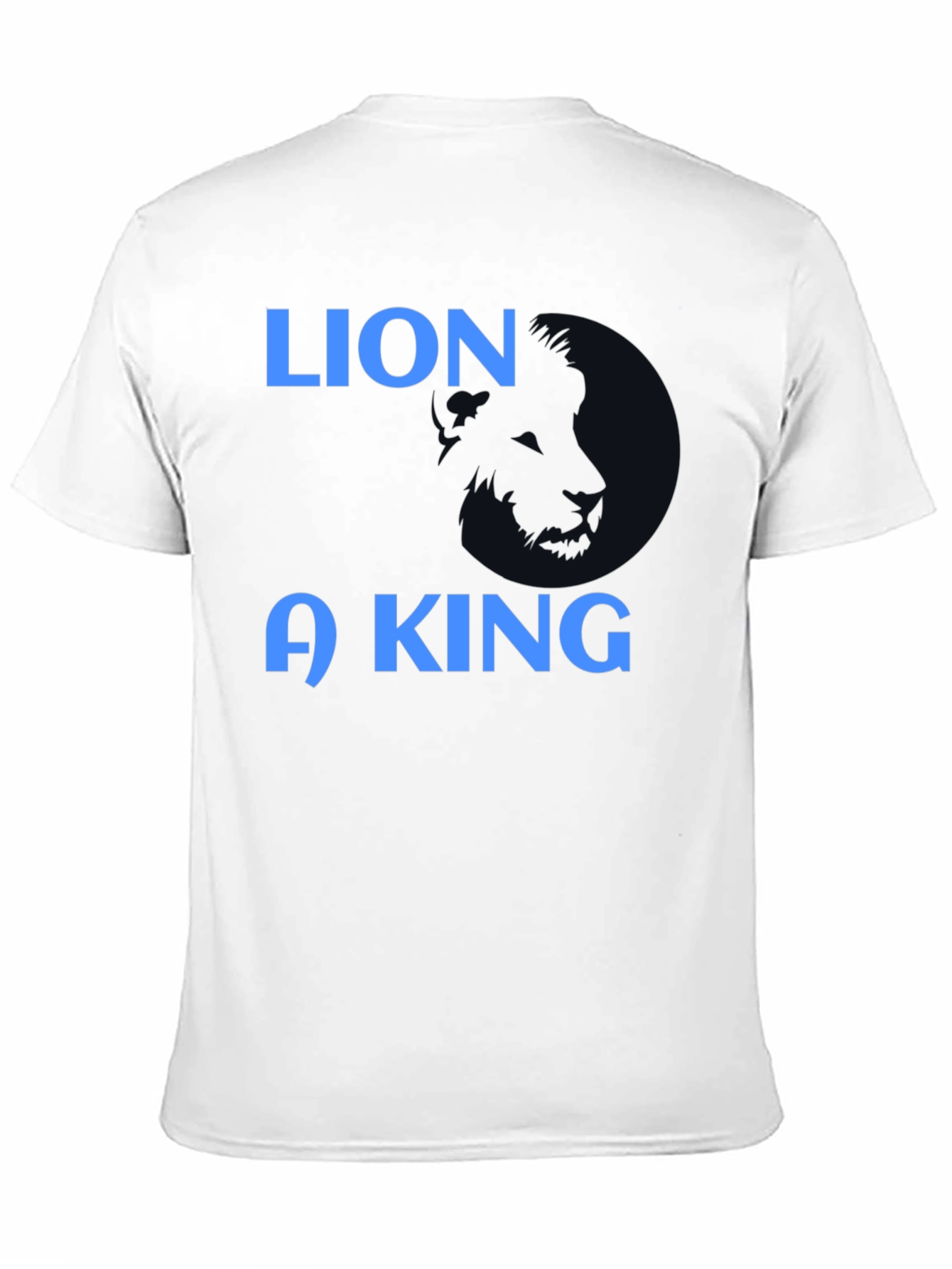 Lion King Graphic Print T-Shirt - Black