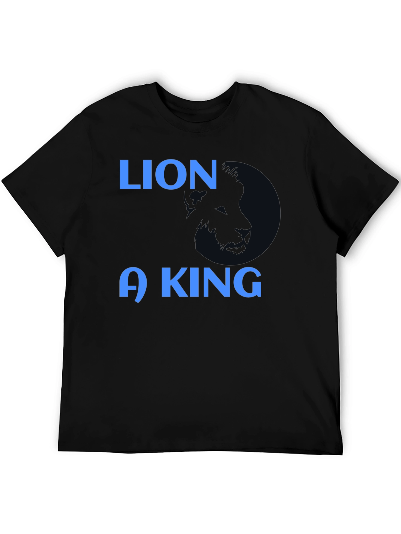 Lion King Graphic Print T-Shirt - Black