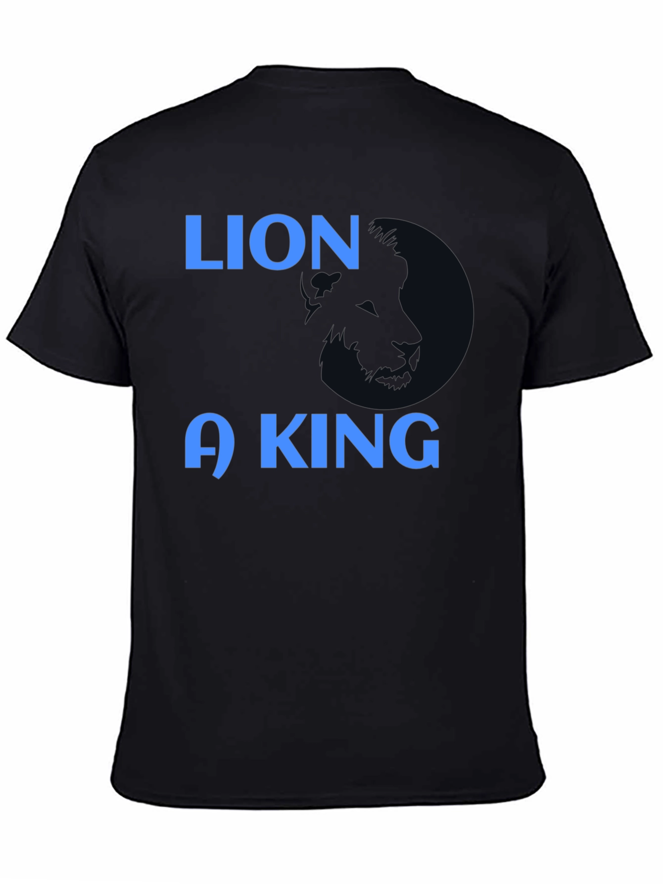 Lion King Graphic Print T-Shirt - Black