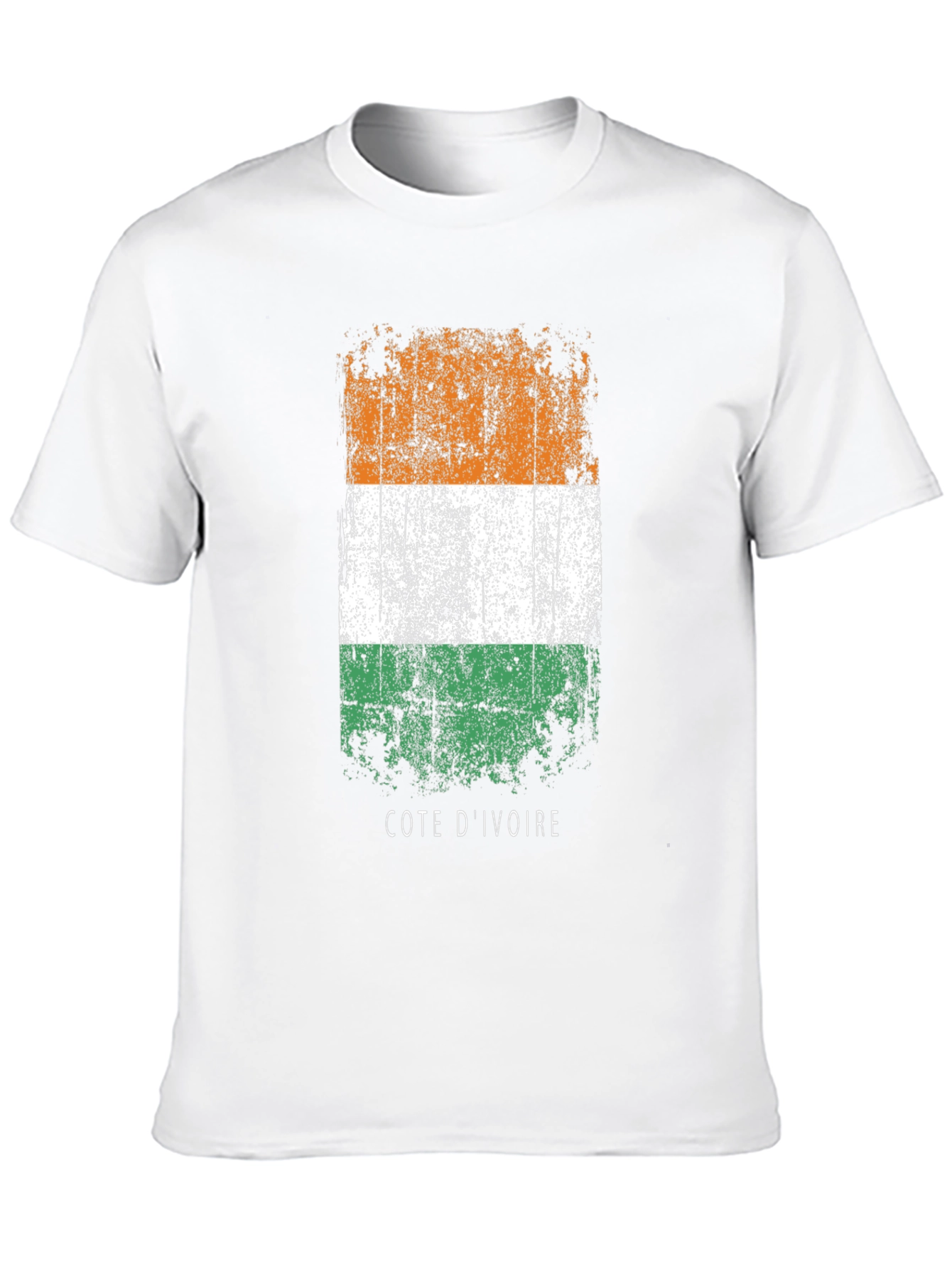 Cote dIvoire Flag Graphic T-Shirt