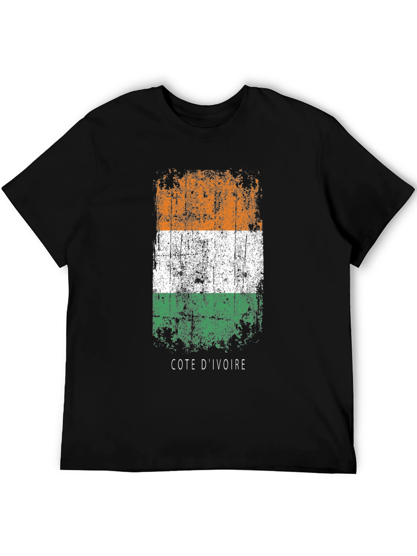 Cote dIvoire Flag Graphic T-Shirt