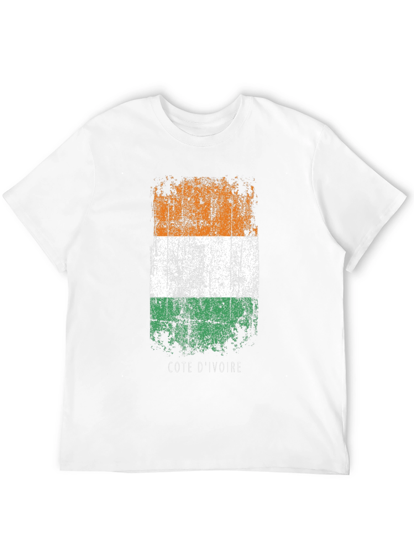 Cote dIvoire Flag Graphic T-Shirt