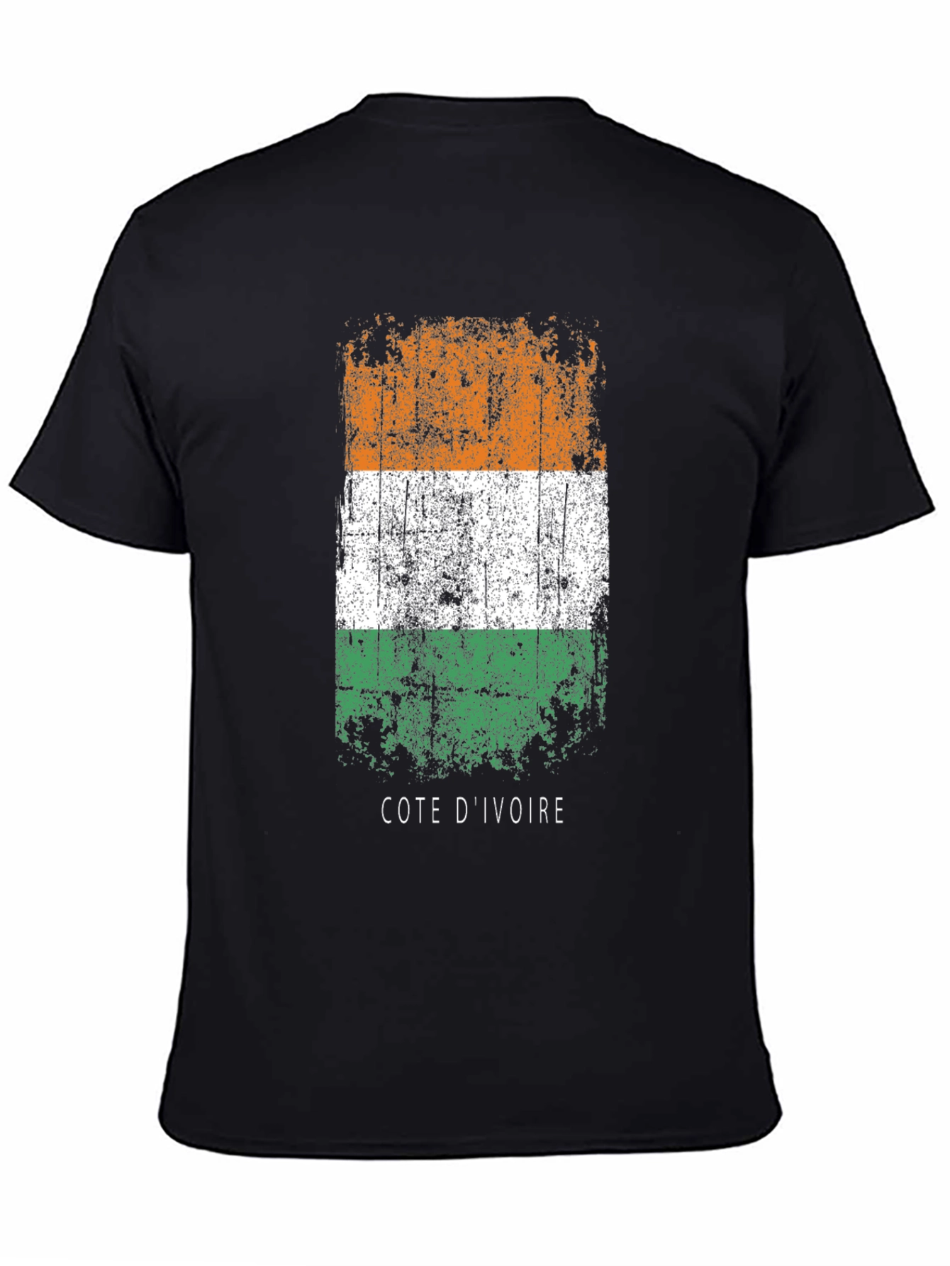 Cote dIvoire Flag Graphic T-Shirt