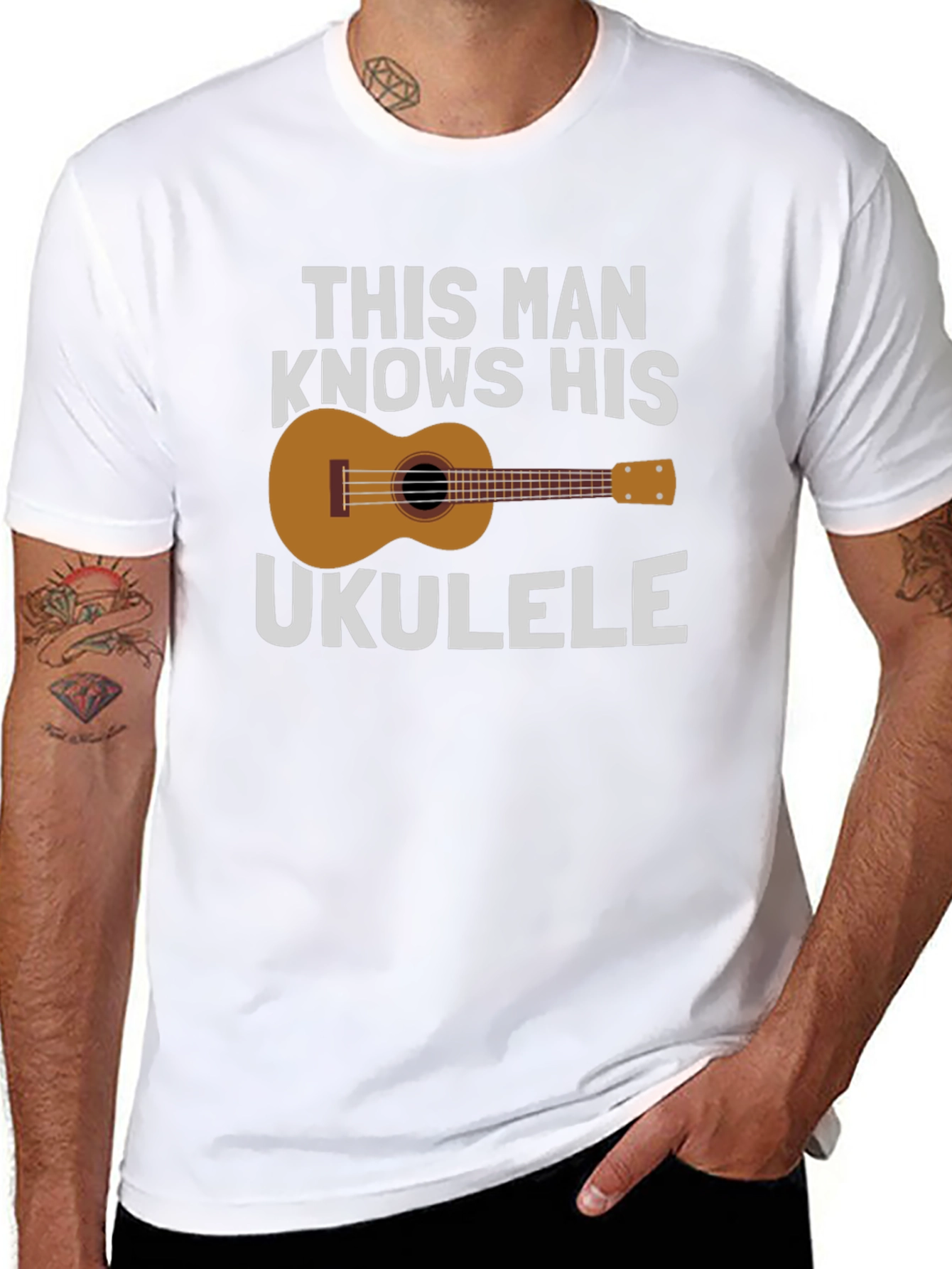 This Man Knows His Ukulele T-Shirt