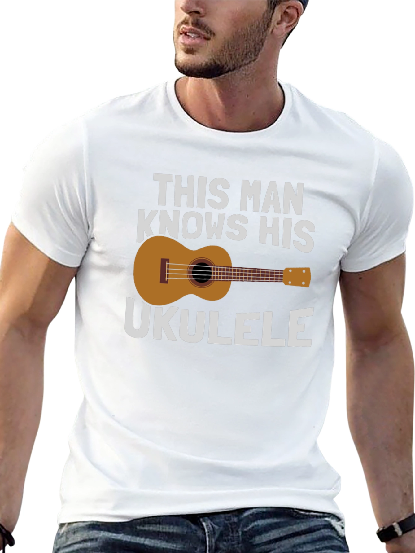 This Man Knows His Ukulele T-Shirt