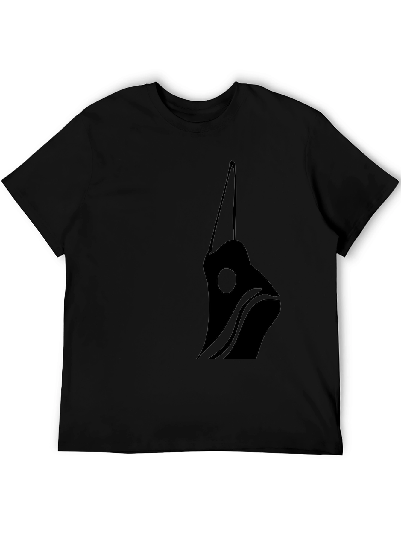 Stylish Black Graphic Tee - Unique Design