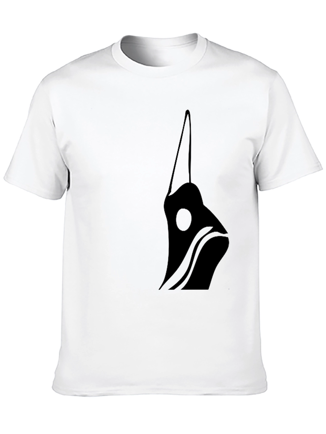 Stylish Black Graphic Tee - Unique Design