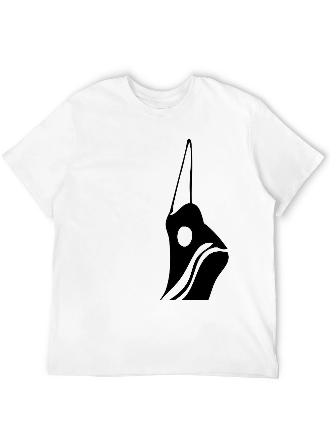 Stylish Black Graphic Tee - Unique Design