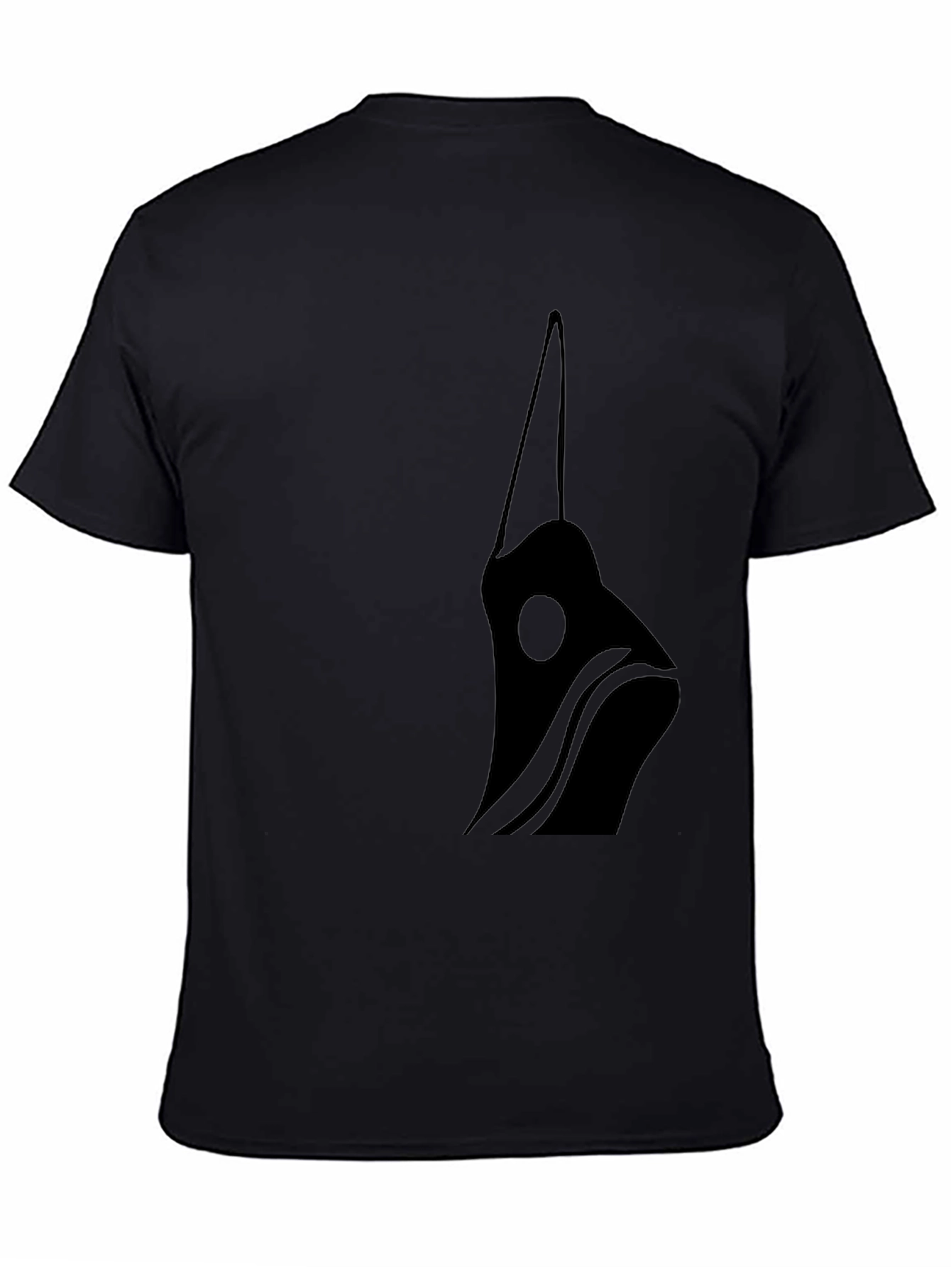 Stylish Black Graphic Tee - Unique Design