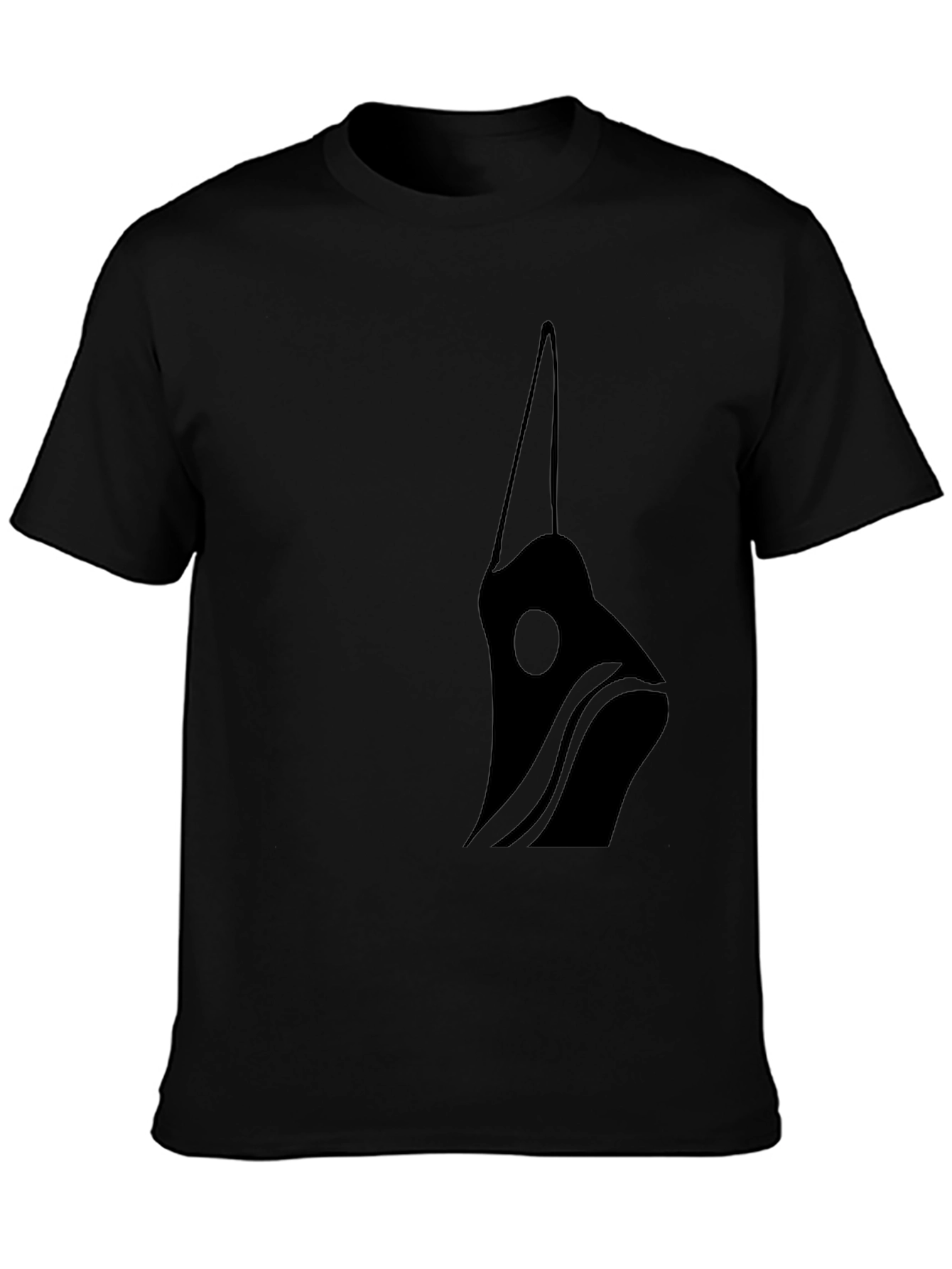 Stylish Black Graphic Tee - Unique Design