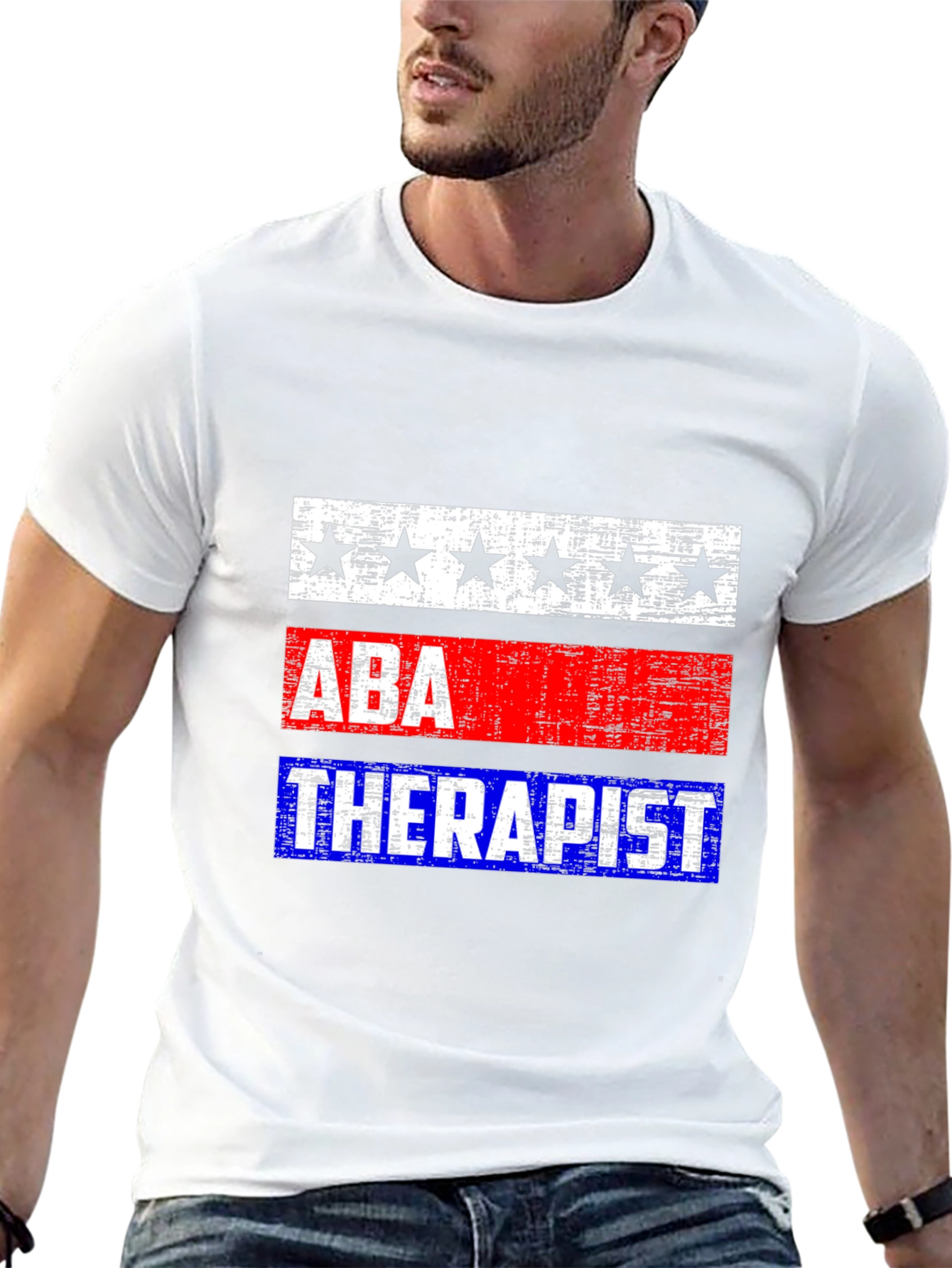 ABA Therapist Tee - Patriotic Design