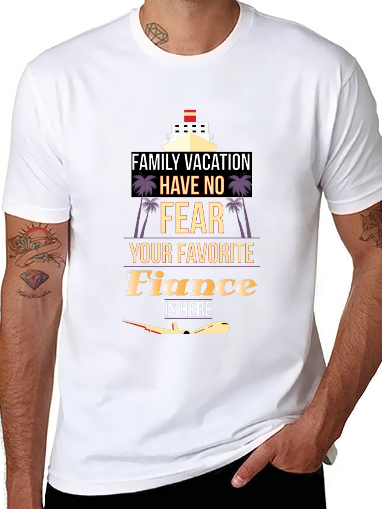 Vacation Fiance T-Shirt - Family Trip Apparel