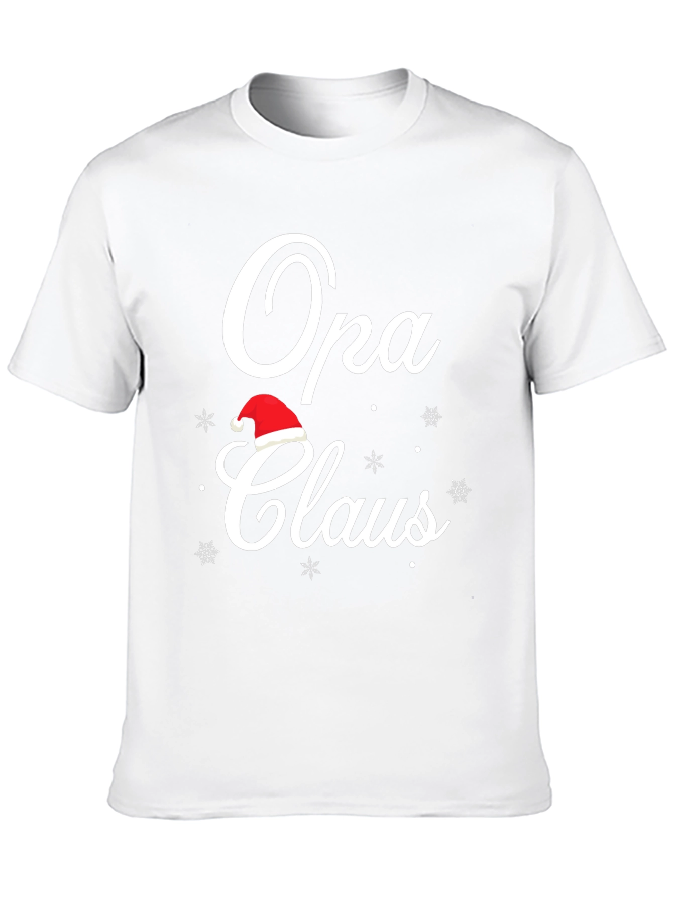 Opa Claus Christmas T-Shirt - Holiday Grandfather Tee