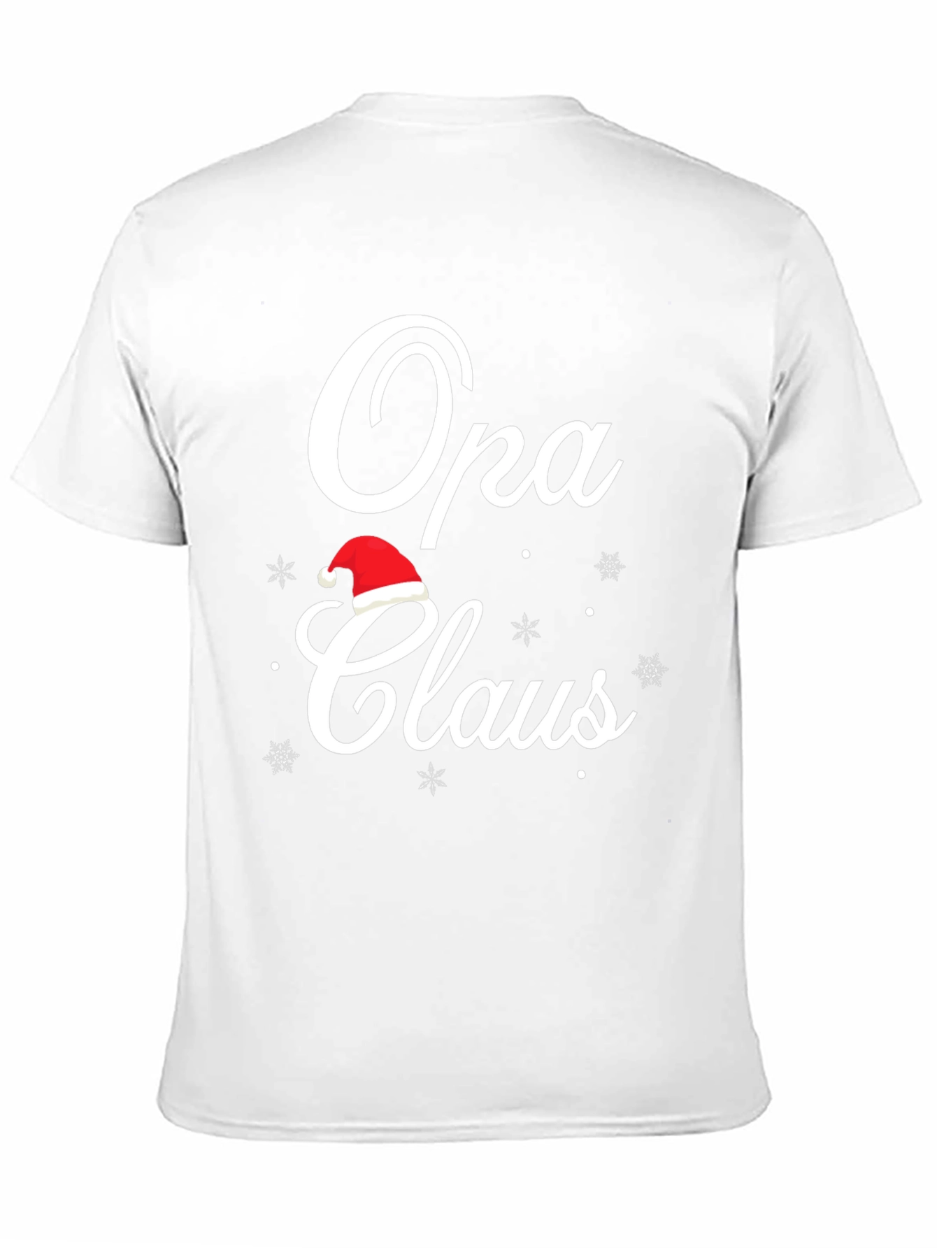 Opa Claus Christmas T-Shirt - Holiday Grandfather Tee