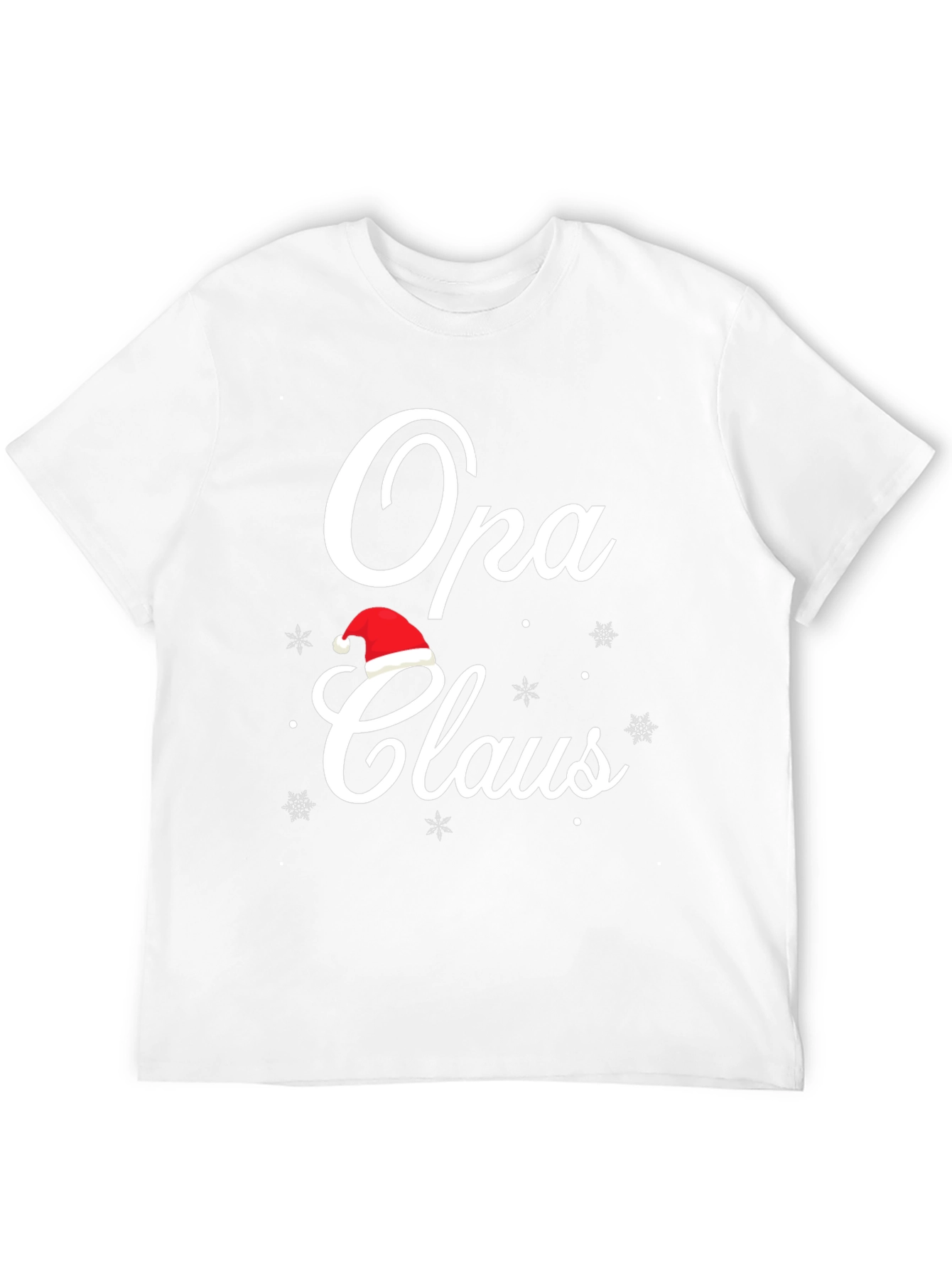 Opa Claus Christmas T-Shirt - Holiday Grandfather Tee