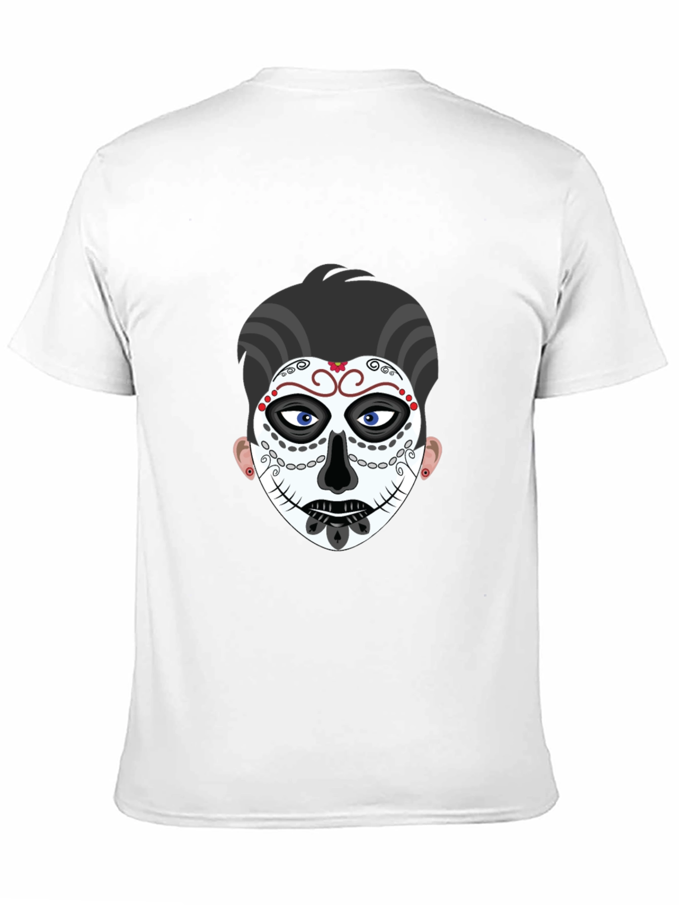 Sugar Skull Graphic Tee - Black