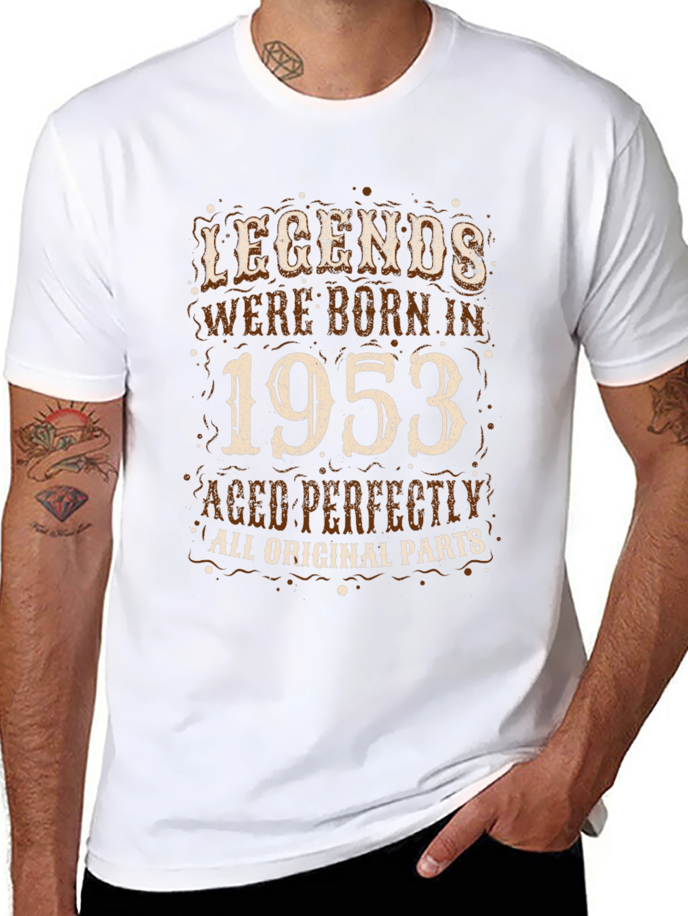 Legends Born in 1953 T-Shirt - Aged Perfectly