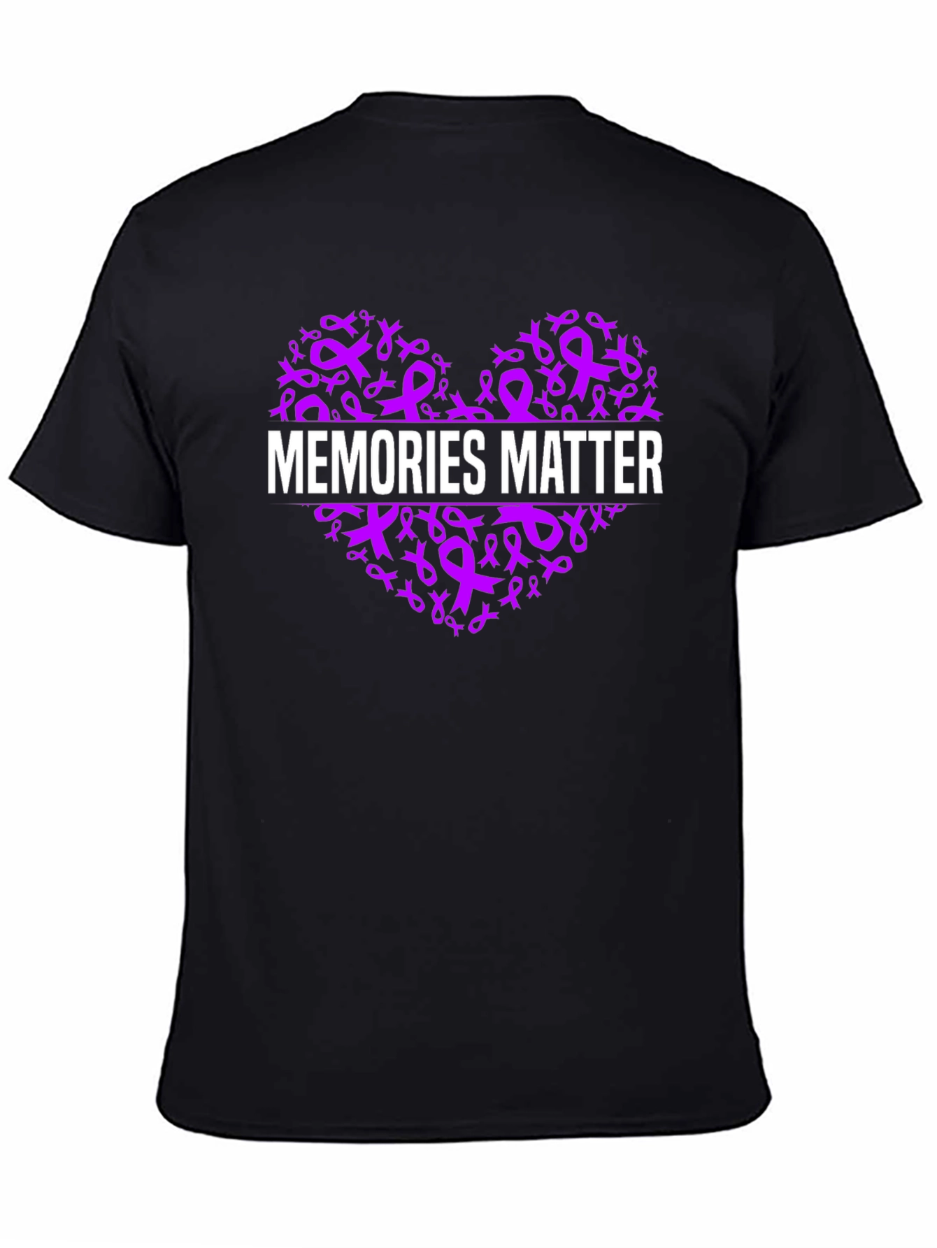 Memories Matter Awareness Ribbon Heart T-Shirt