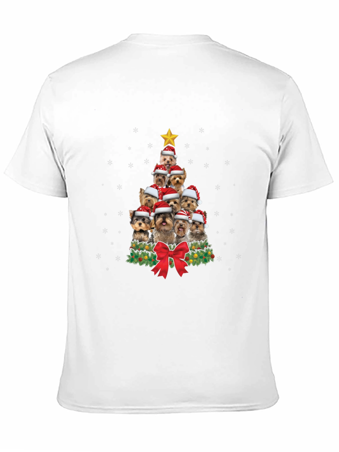 Yorkie Christmas Tree T-Shirt