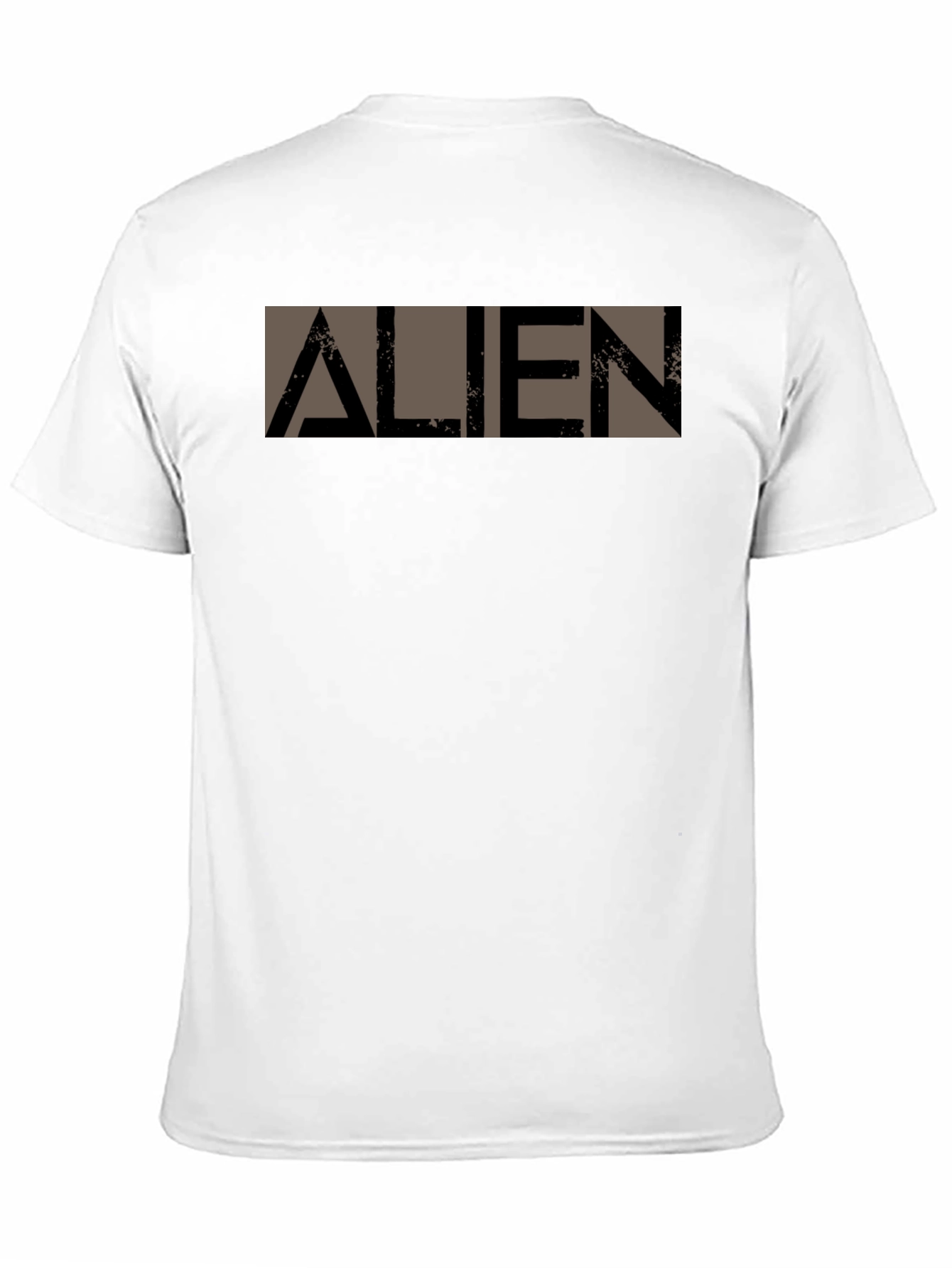 Alien Graphic Print Black T-Shirt - Sci-Fi Fan Apparel