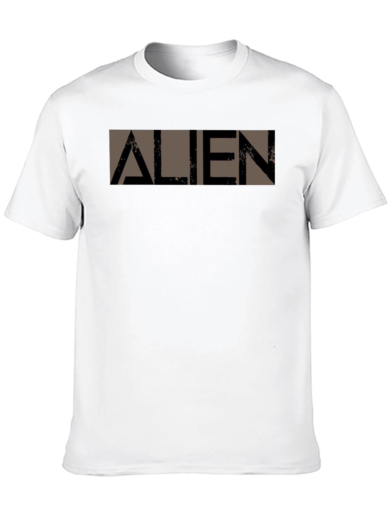 Alien Graphic Print Black T-Shirt - Sci-Fi Fan Apparel