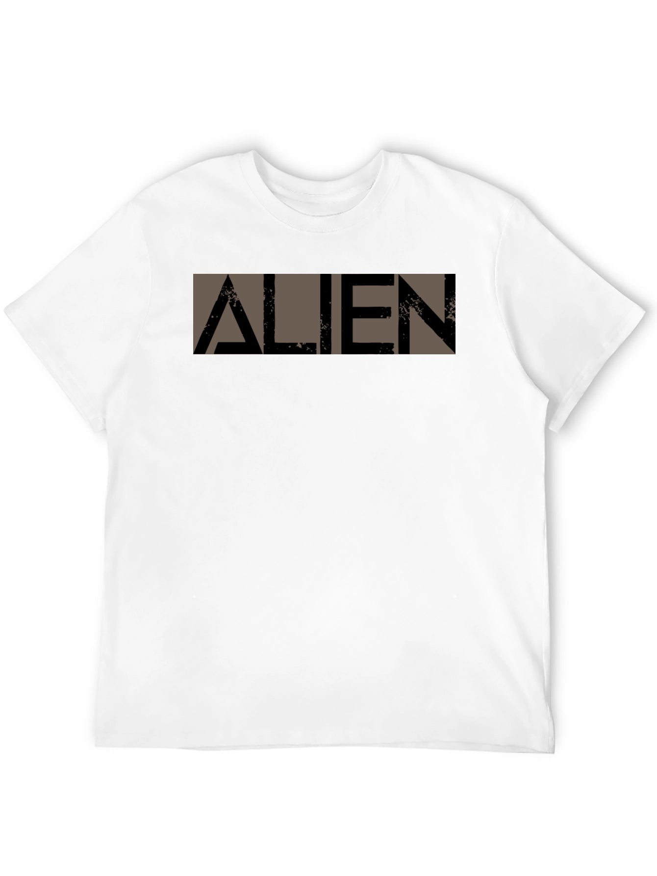 Alien Graphic Print Black T-Shirt - Sci-Fi Fan Apparel