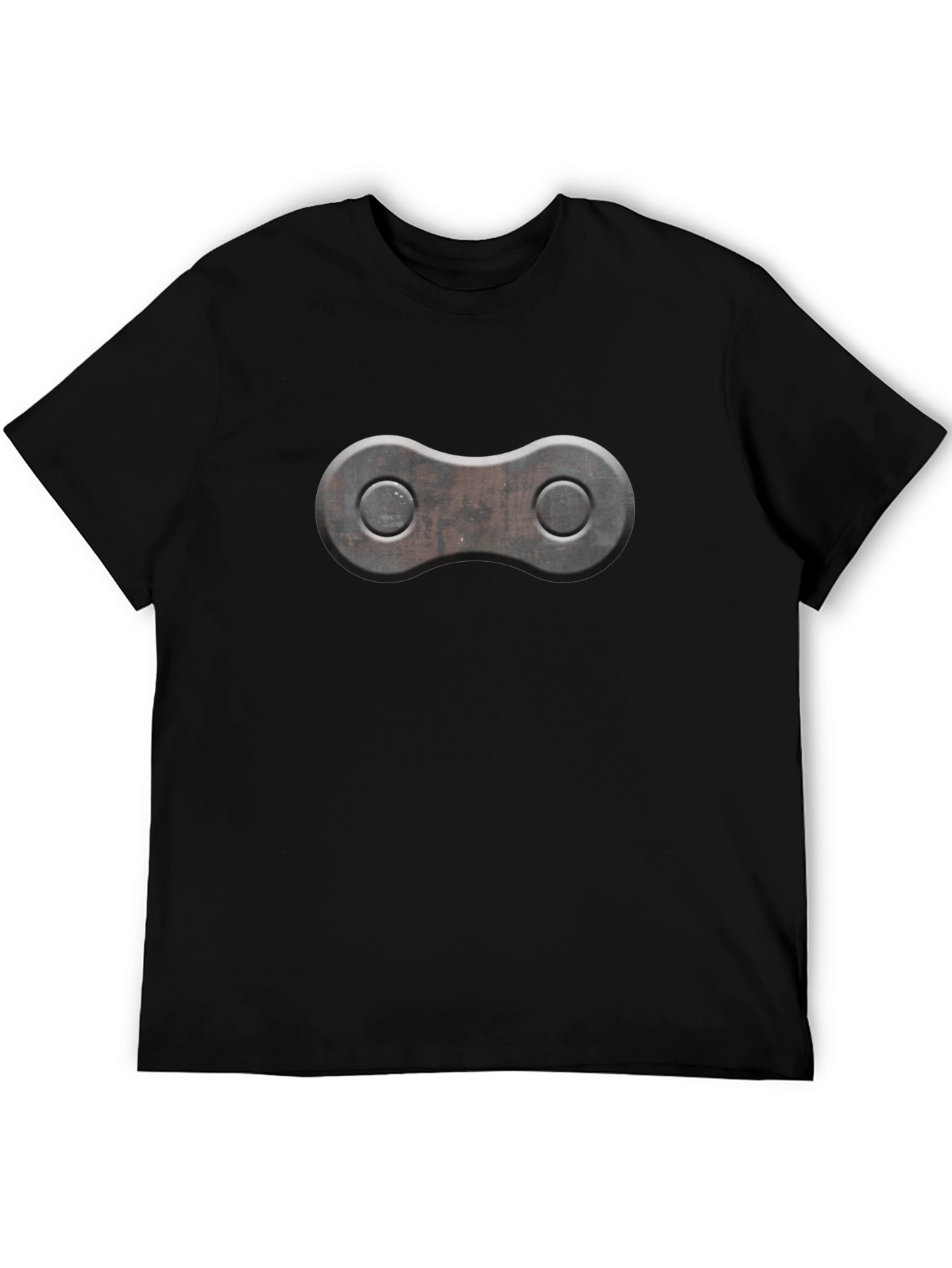 Chain Link Graphic T-Shirt - Black