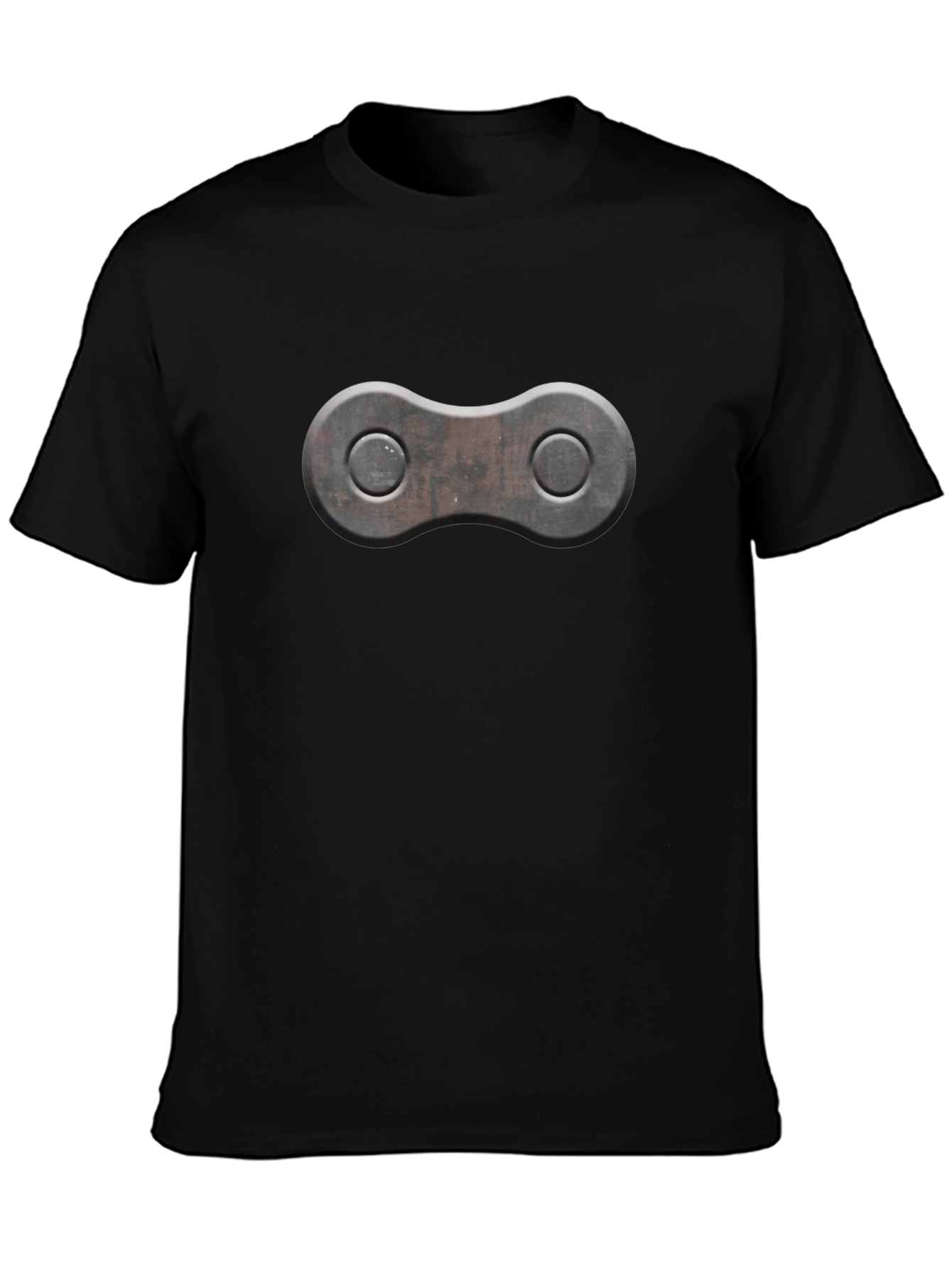 Chain Link Graphic T-Shirt - Black
