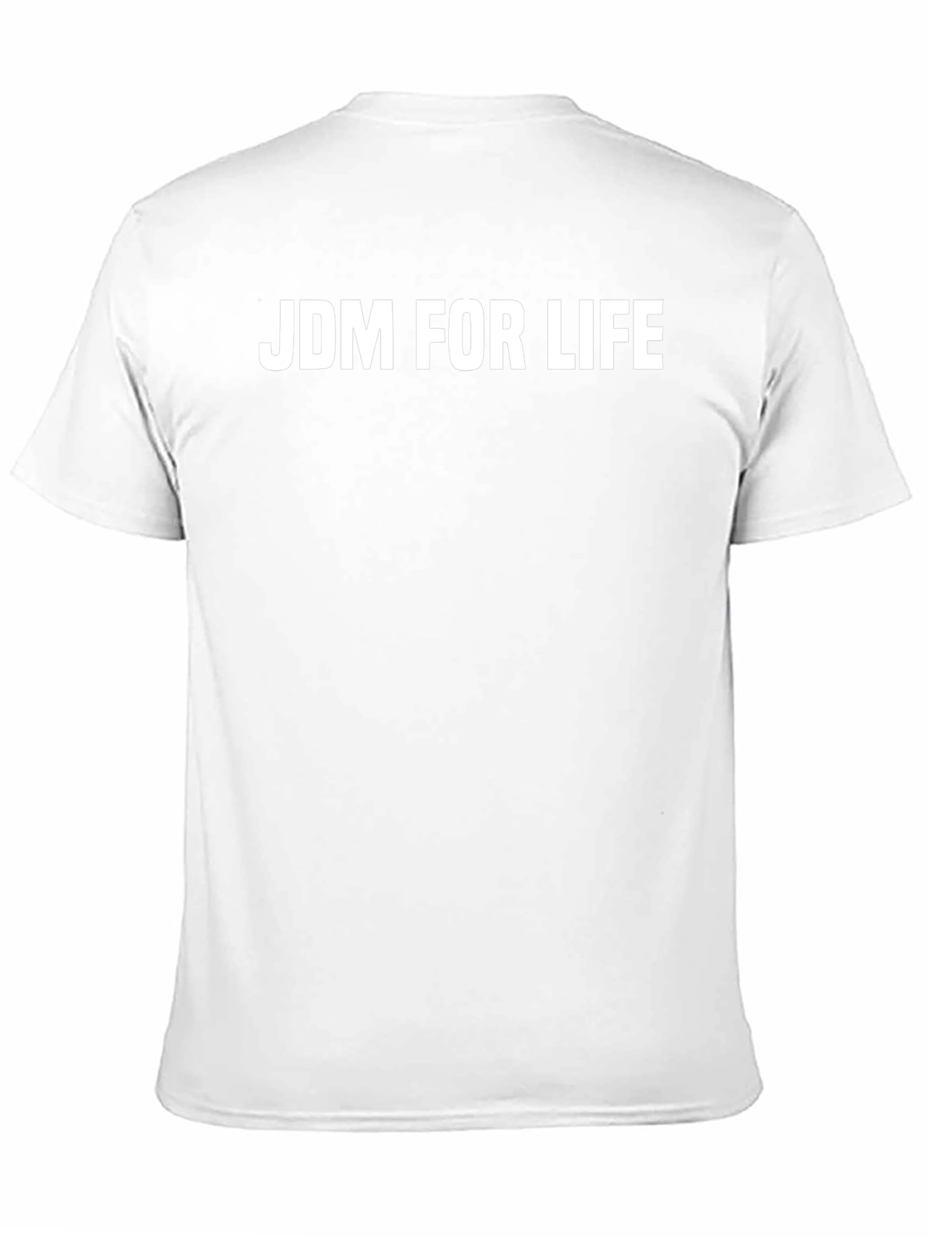 JDM For Life Black Cotton Graphic Tee