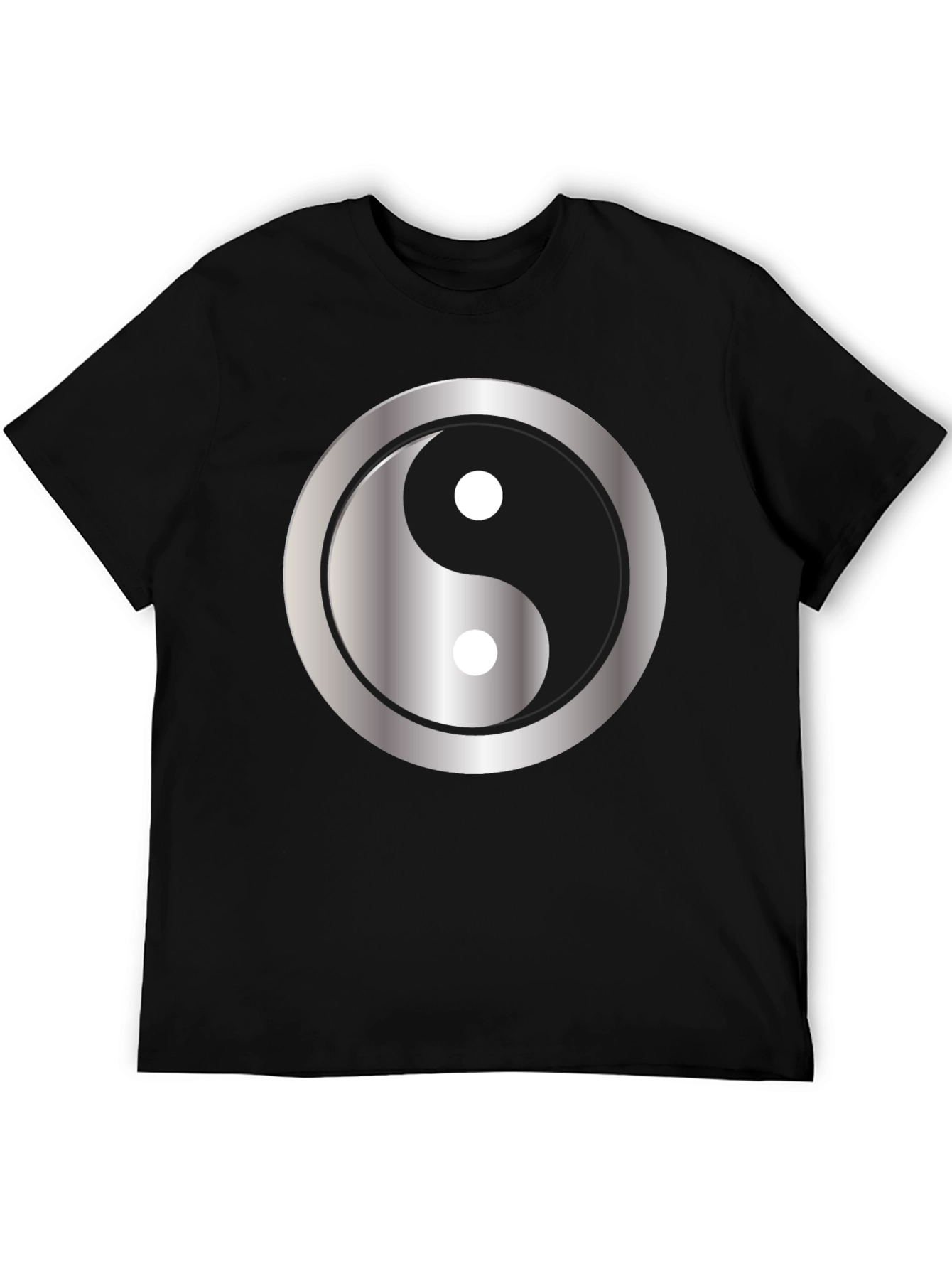 Yin Yang Graphic Black T-Shirt