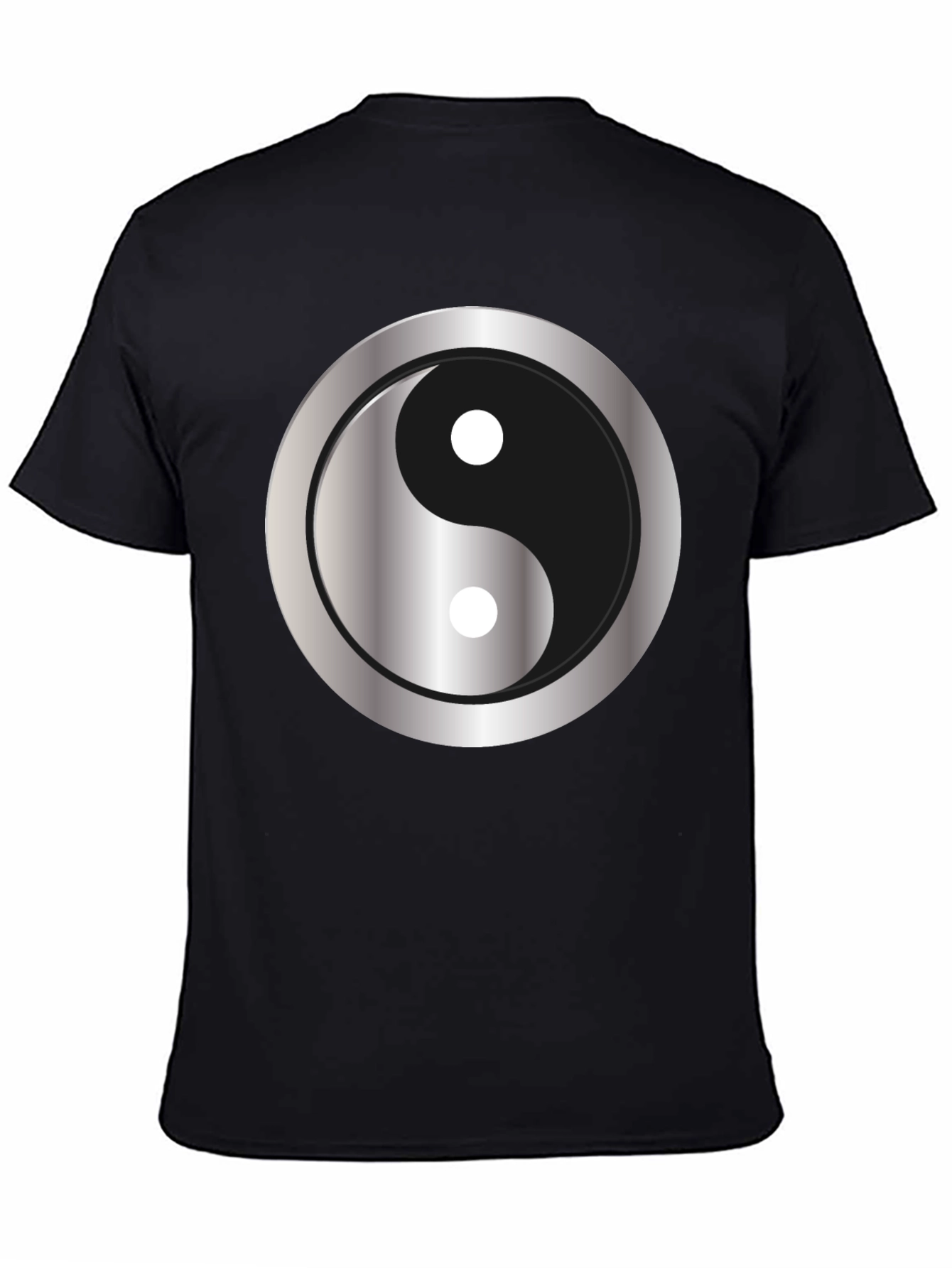 Yin Yang Graphic Black T-Shirt