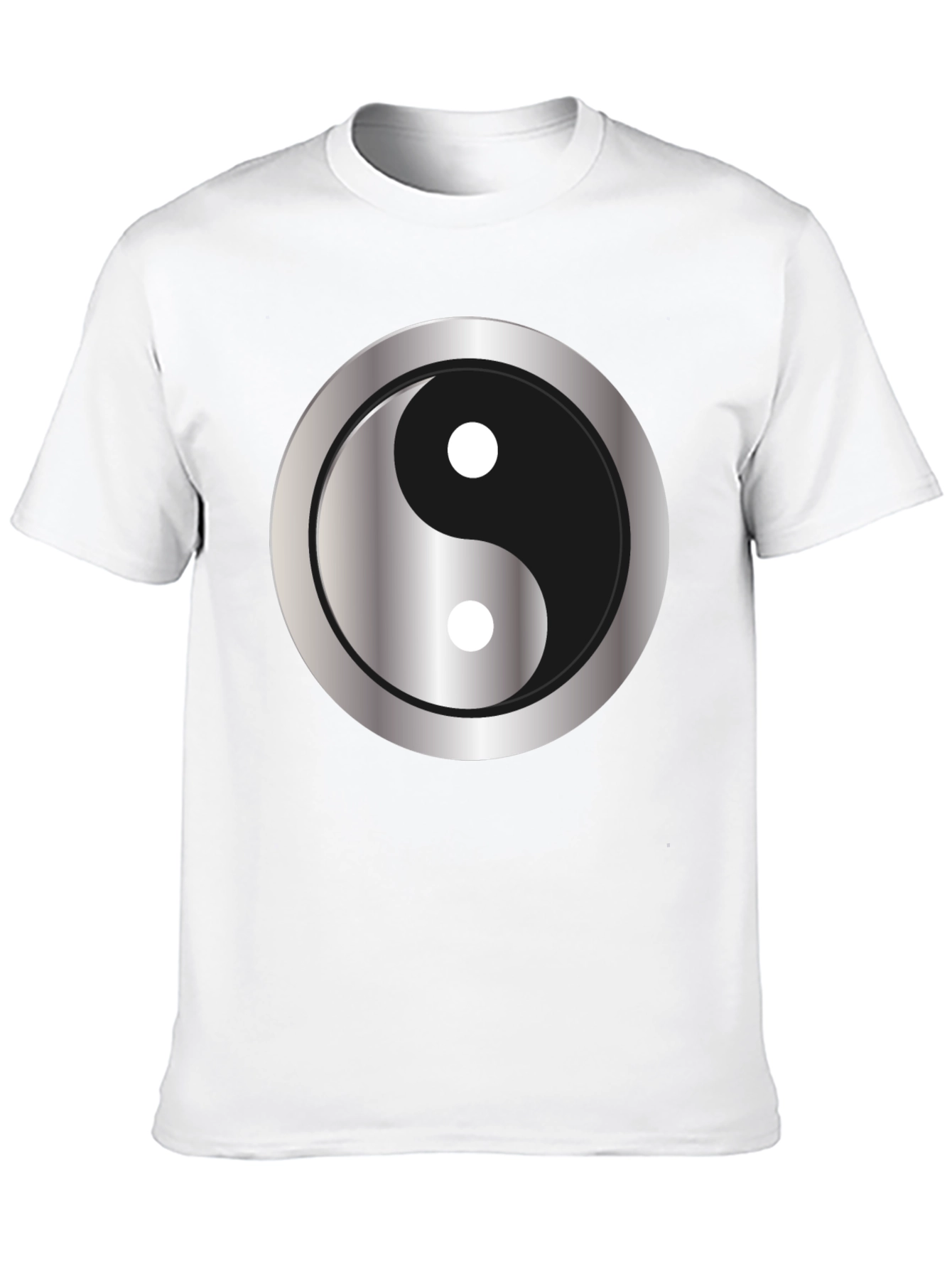 Yin Yang Graphic Black T-Shirt