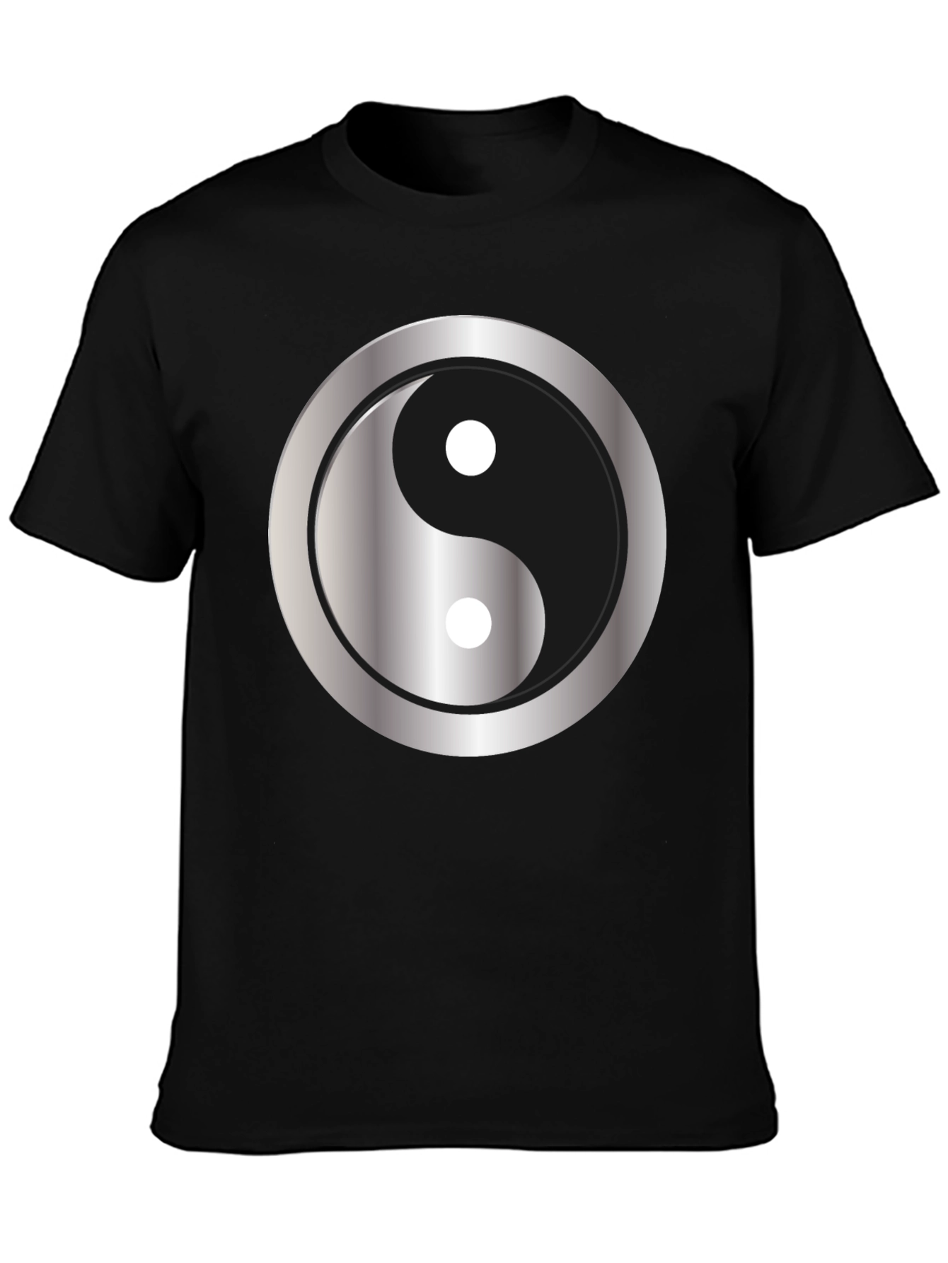 Yin Yang Graphic Black T-Shirt