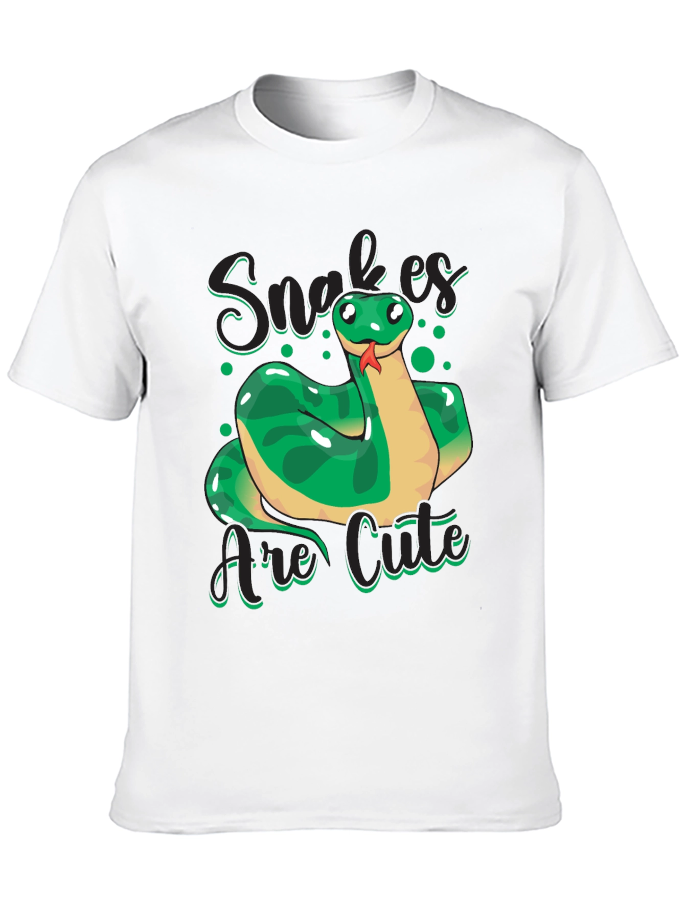 Snakes Are Cute T-Shirt - Fun Snake Lover Tee