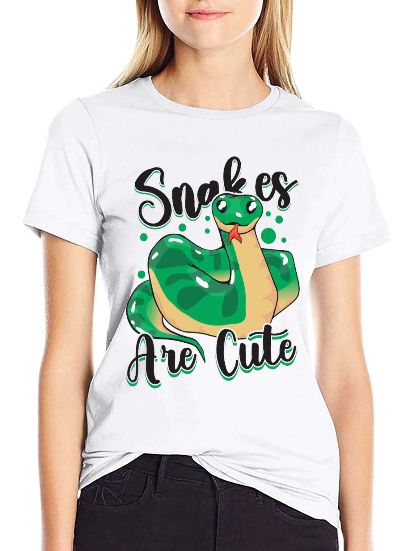 Snakes Are Cute T-Shirt - Fun Snake Lover Tee